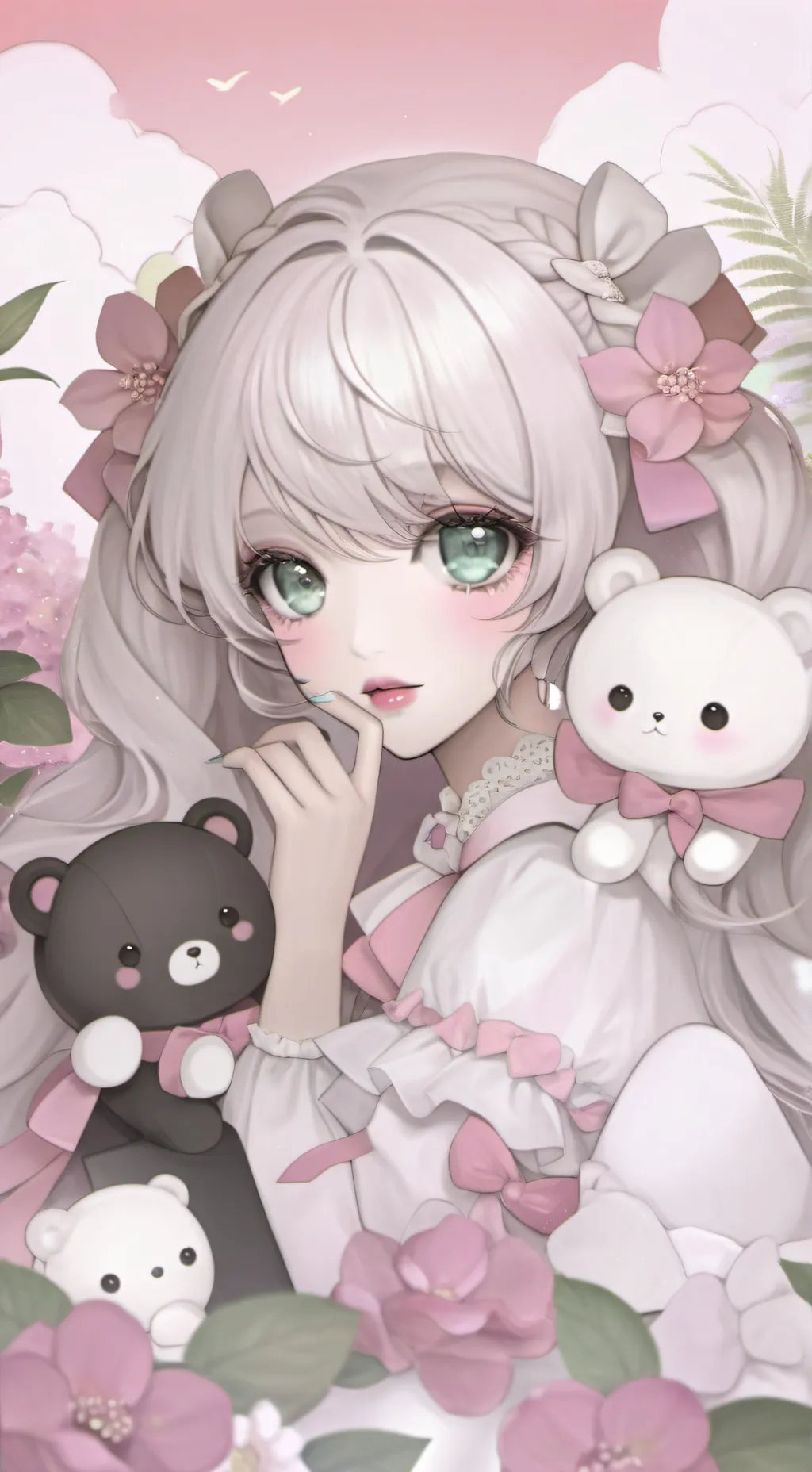 ai character: Катя background