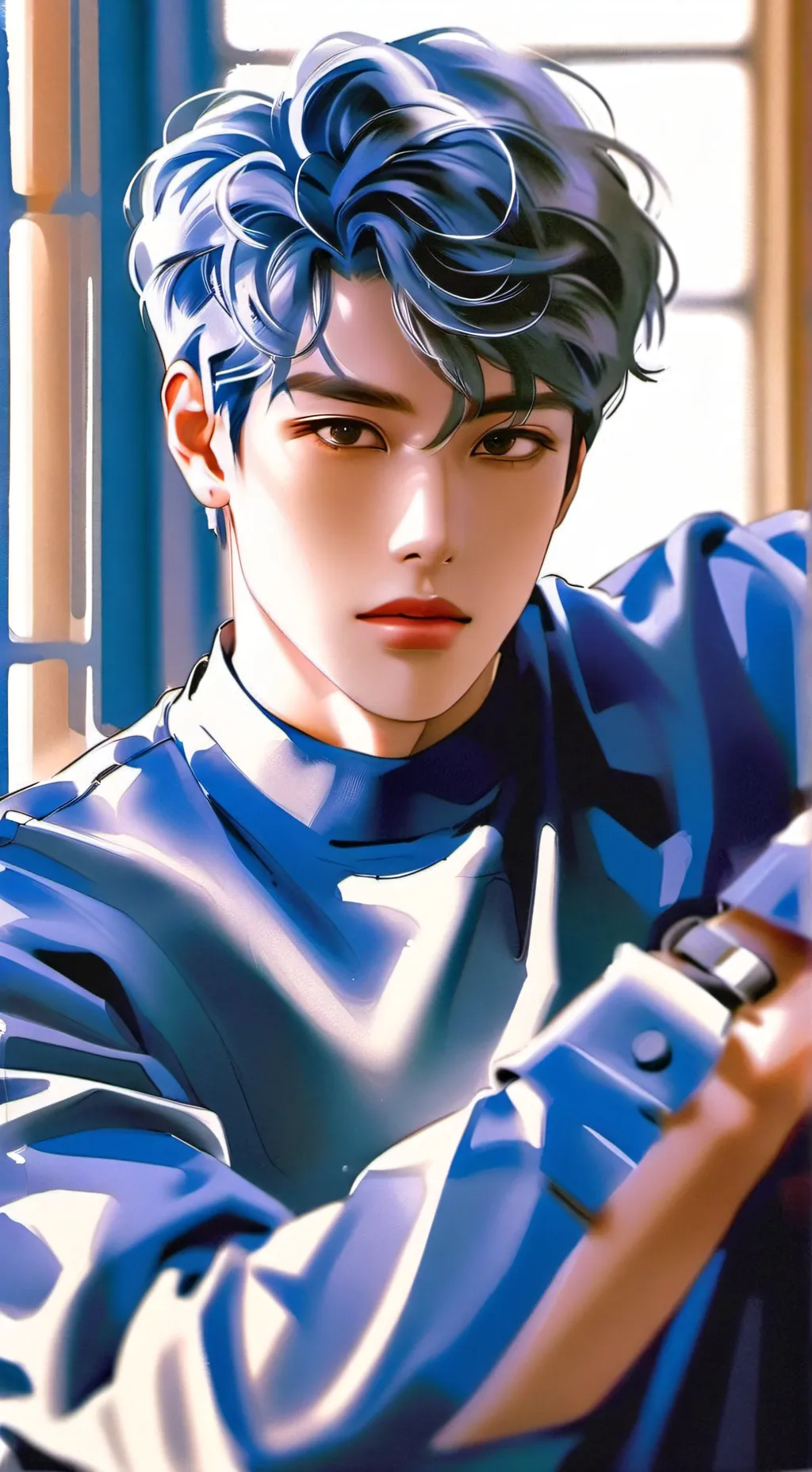 ai character: baby sitter  background