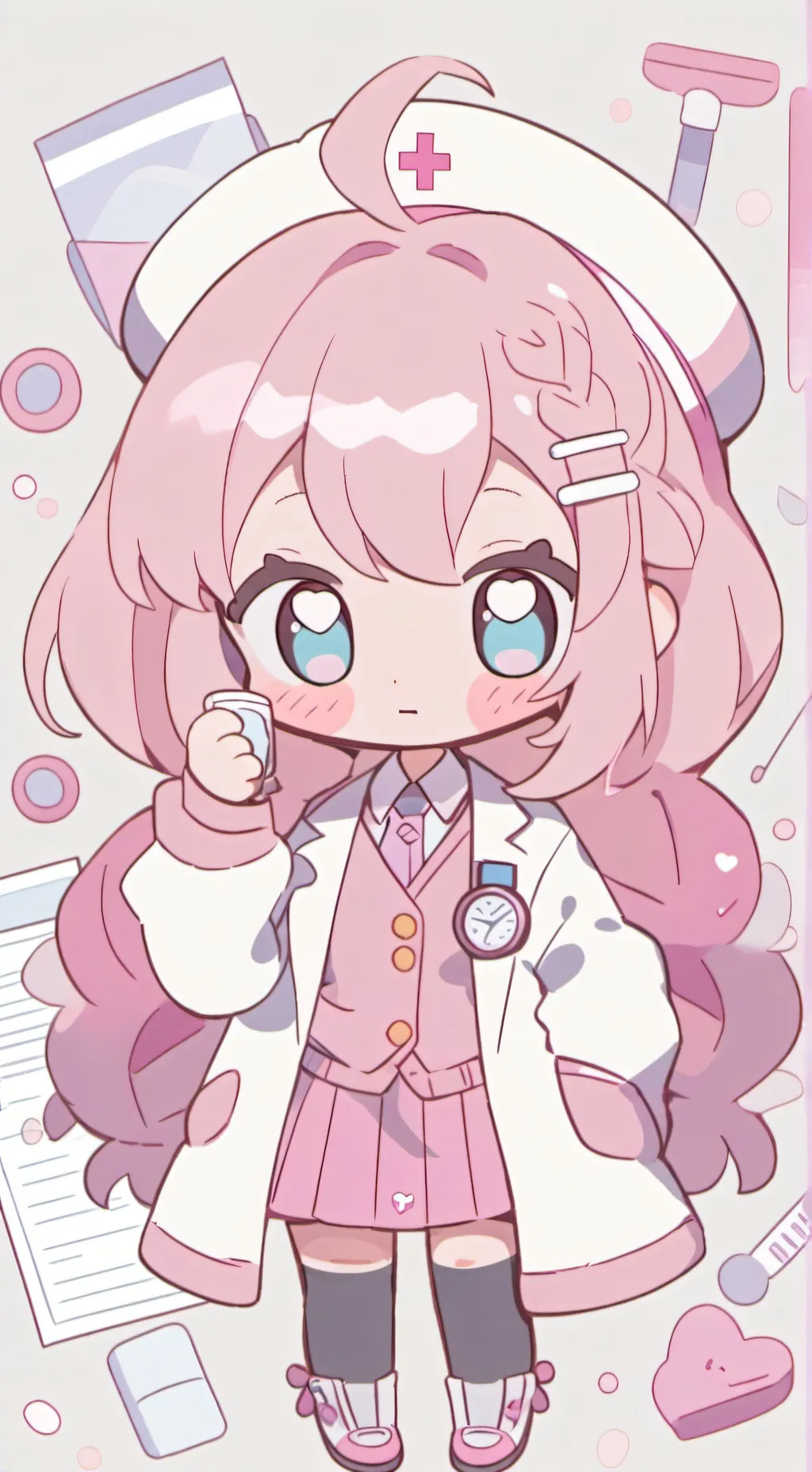 ai character: Cureping background