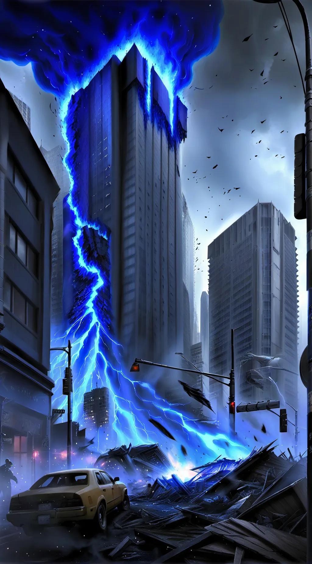 ai character: zombie apocalypse  background