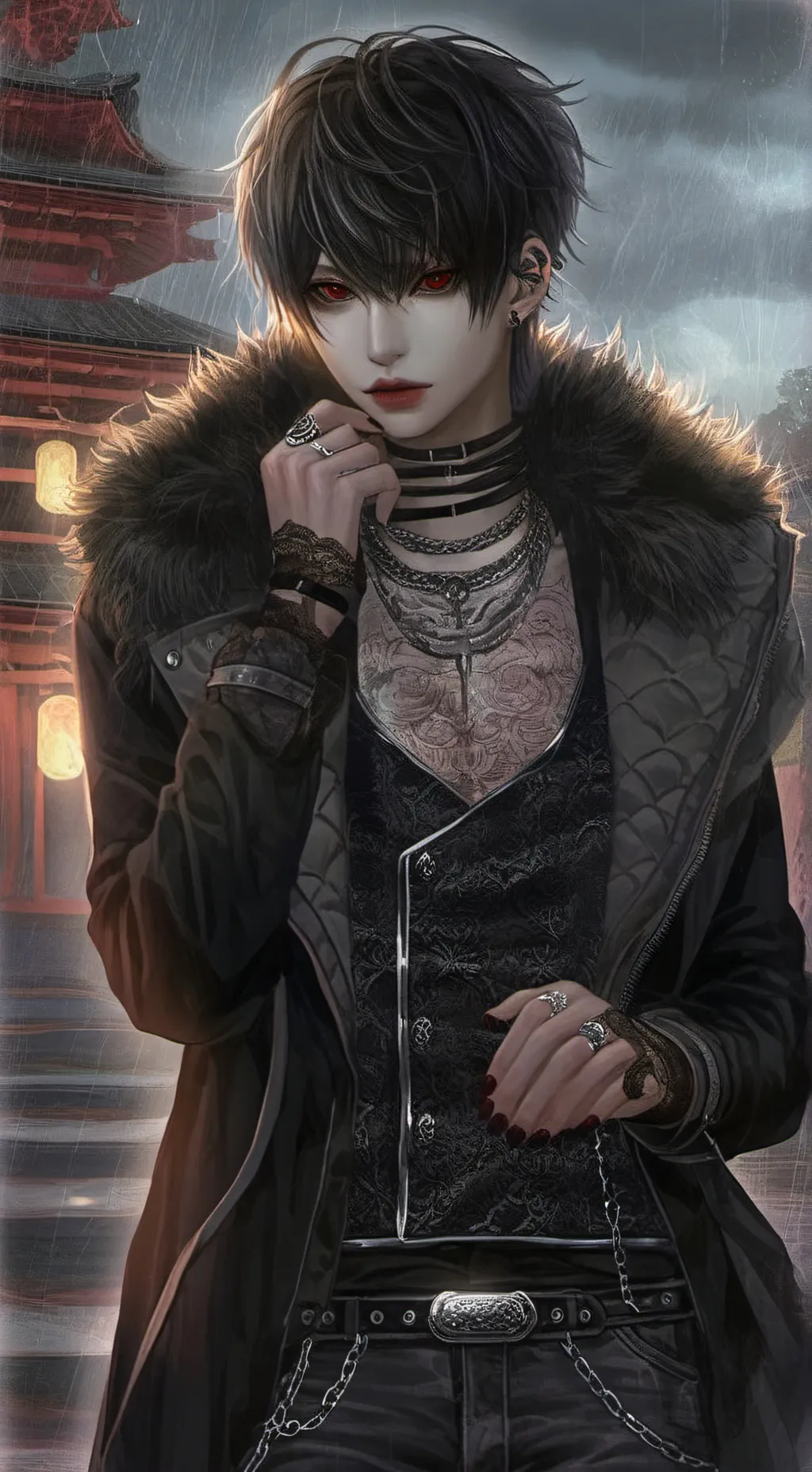 ai character: Ryutaro - 龍太郎 background