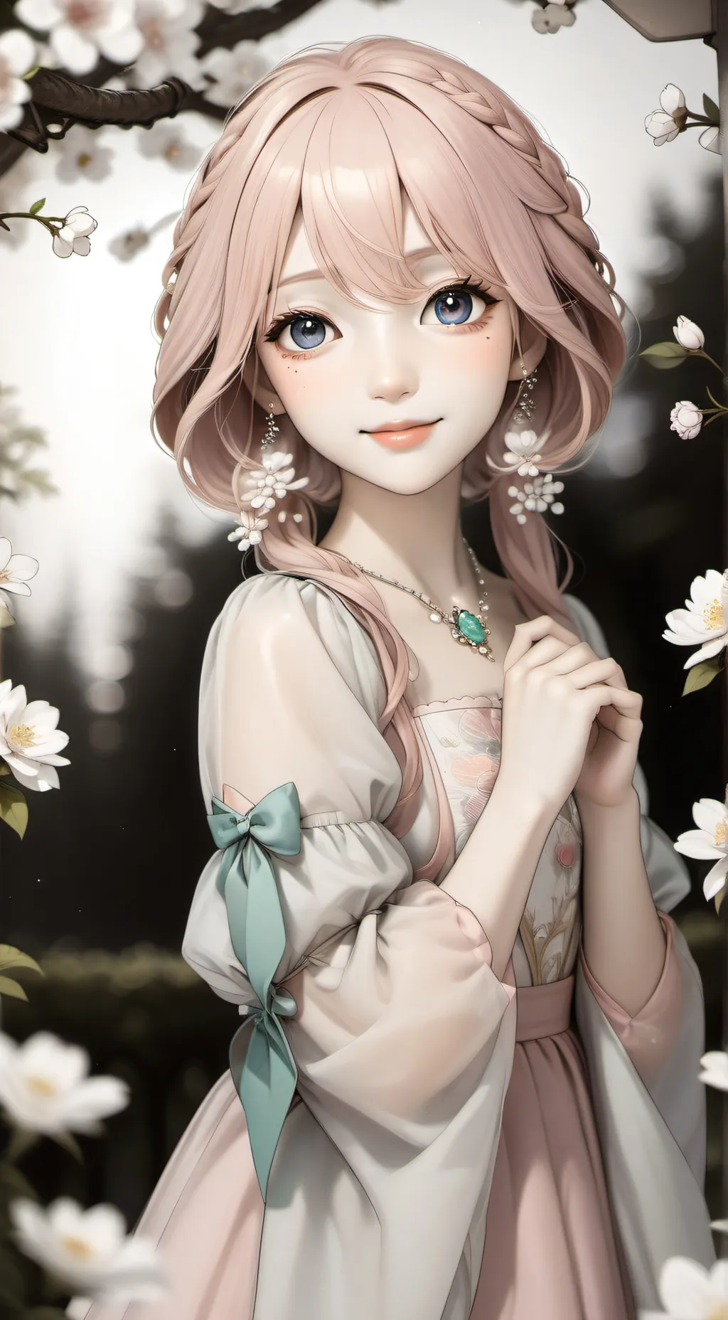 ai character: grace background