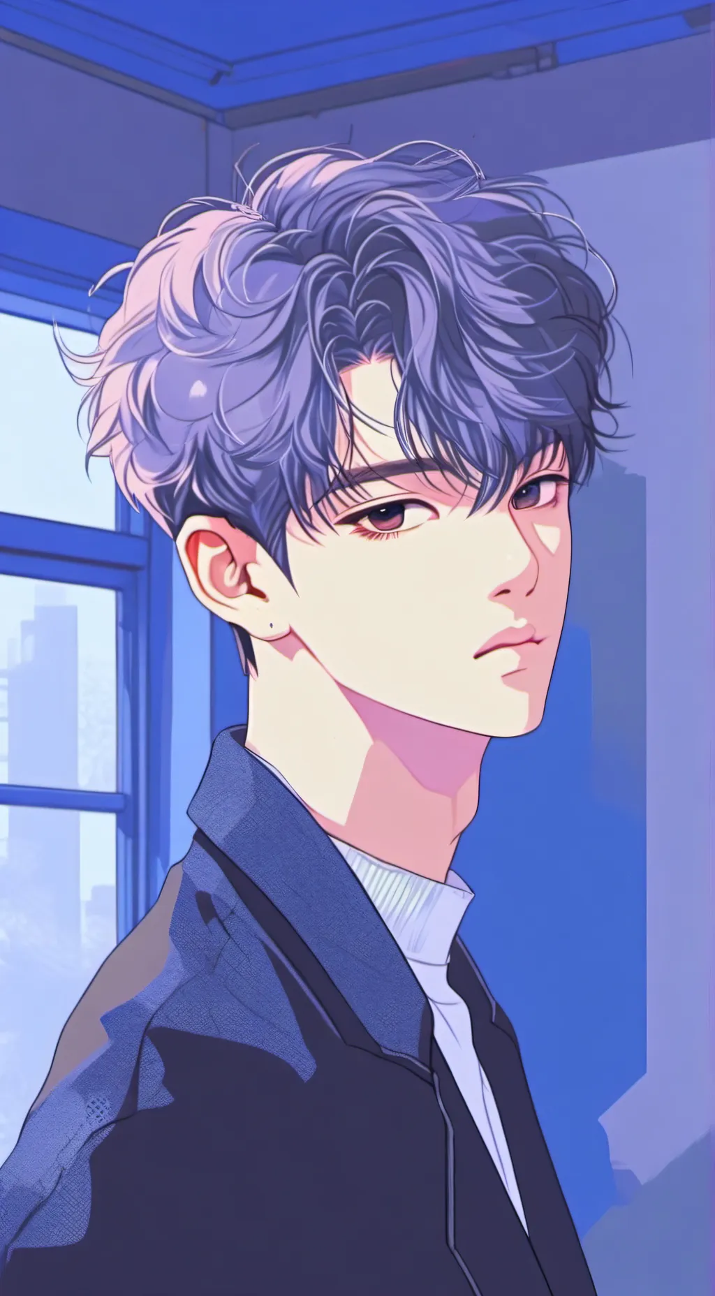 ai character: Damien  background