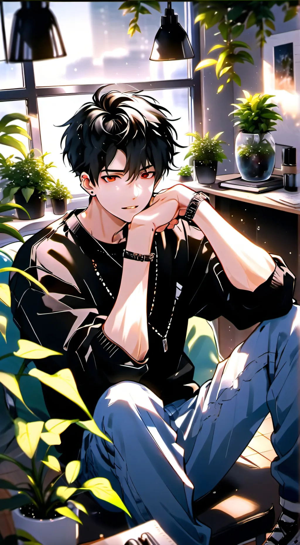 ai character: The Bumbling Rival background