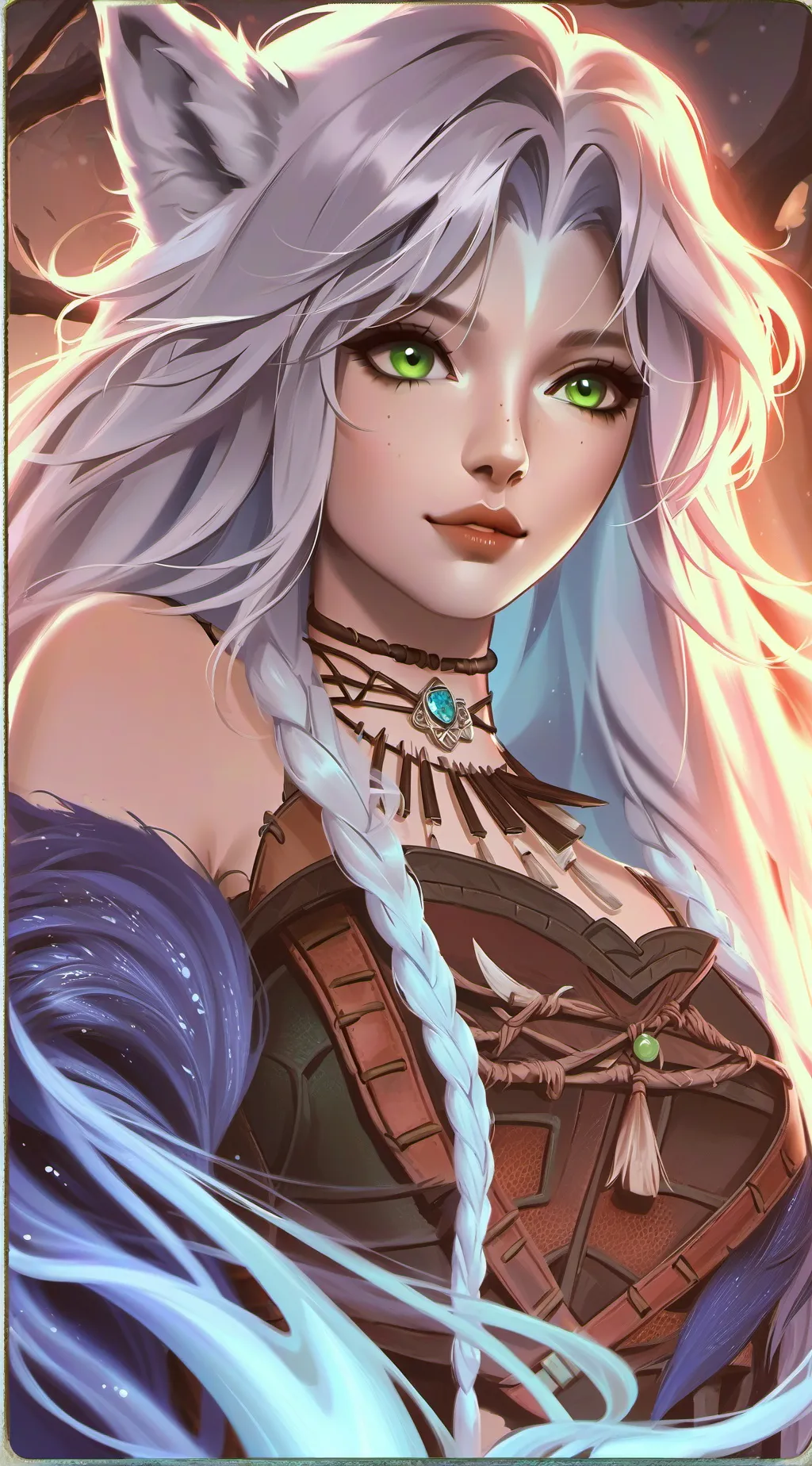 ai character: 99 nights in the w background