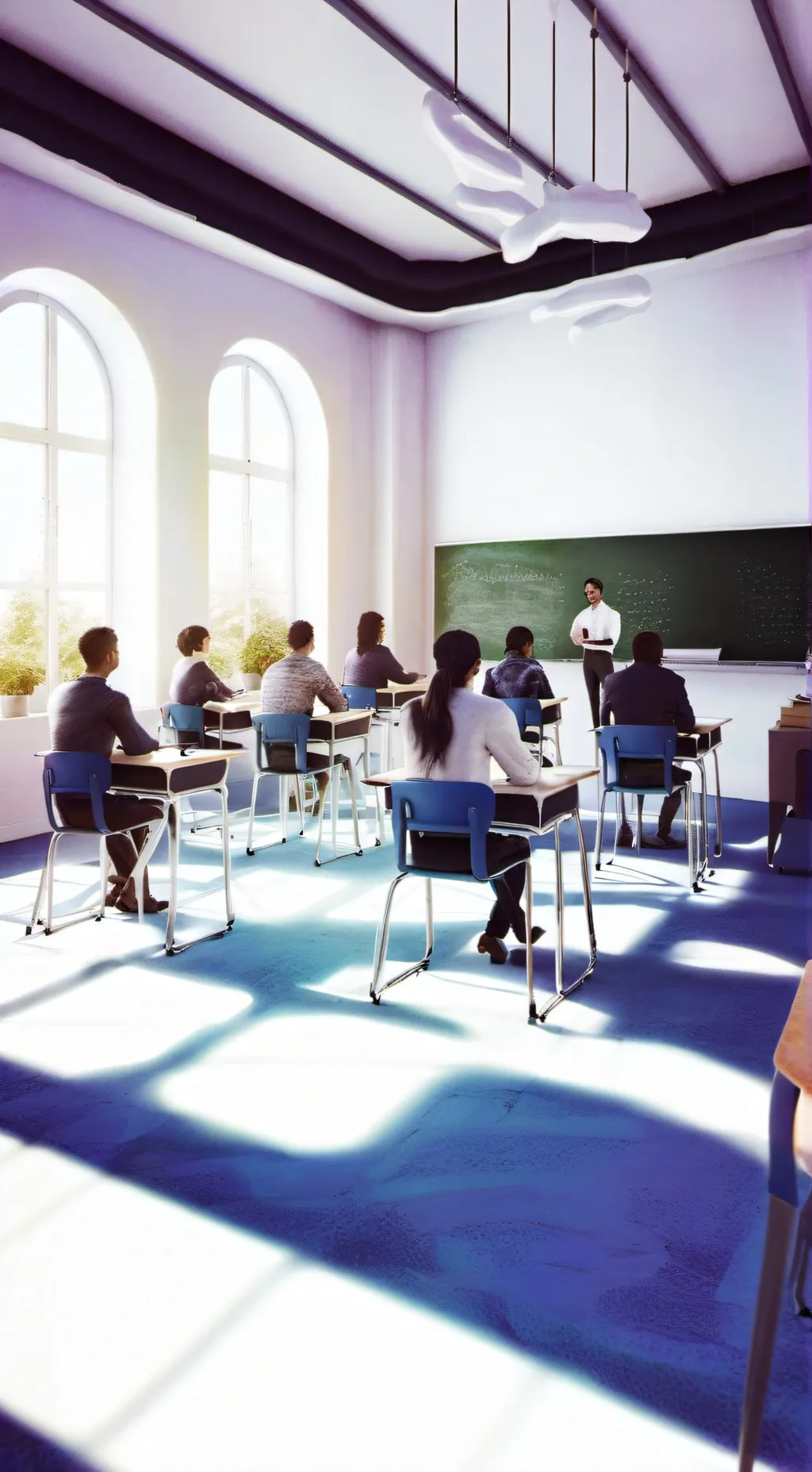 ai character: school background