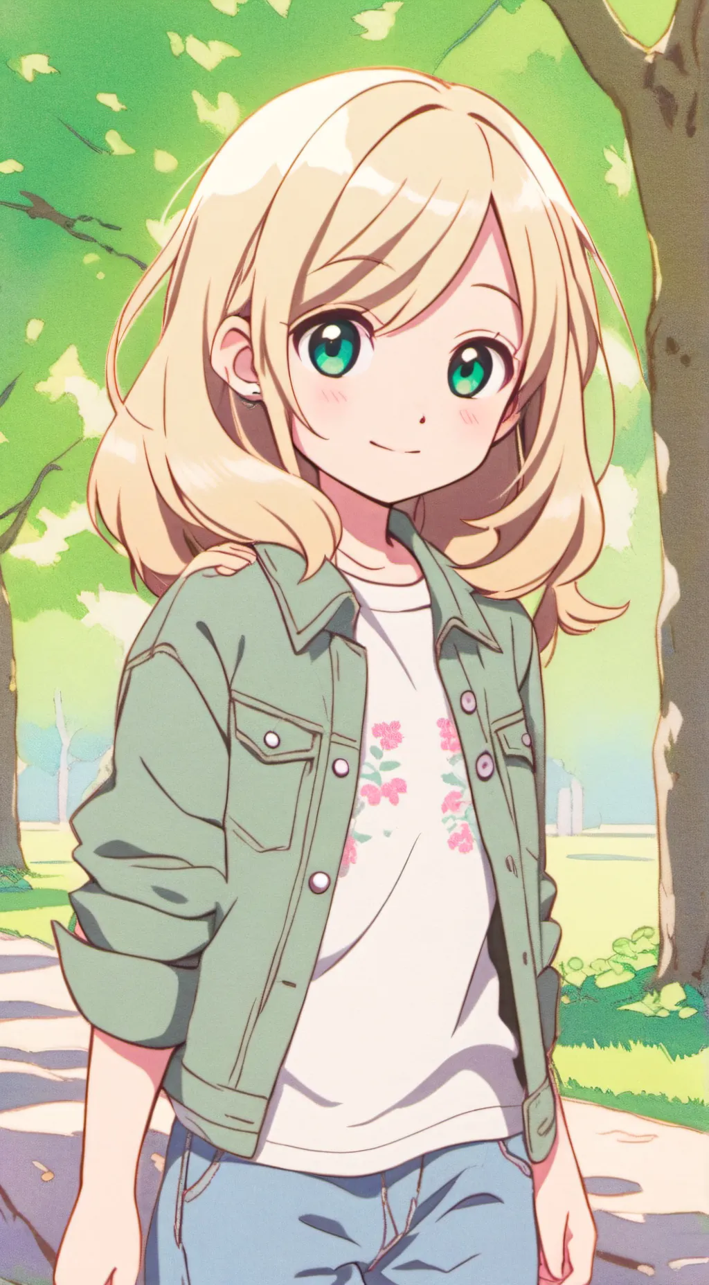 ai character: ~Little girl/Ema~ background