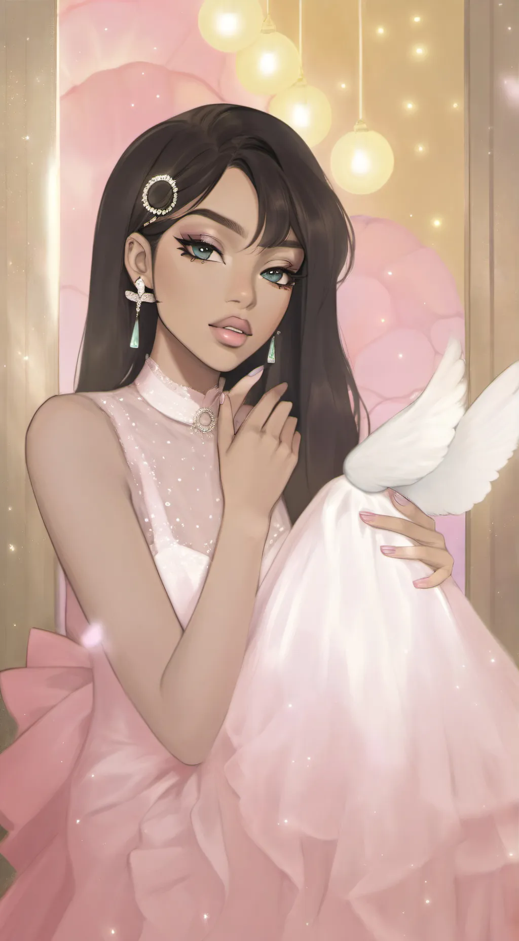 ai character: Mha×Jésus  background