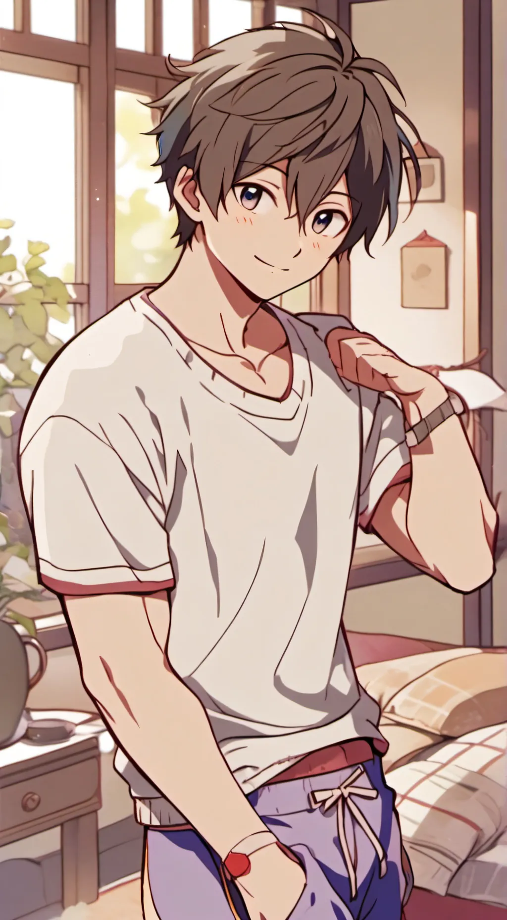 ai character: Zen.  background