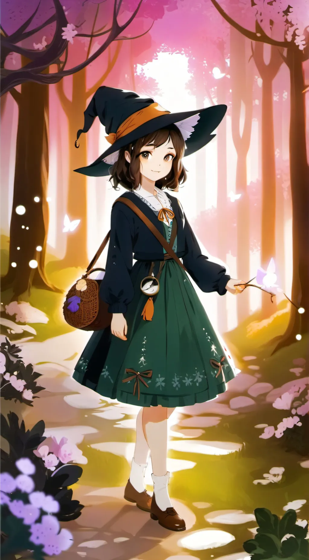 ai character: Kiki sorcière  background