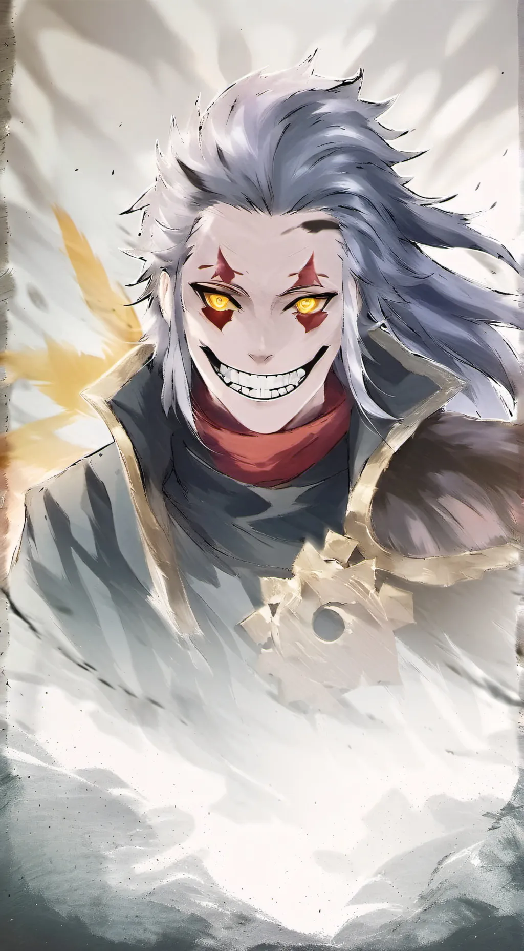 ai character: Pierrot  background