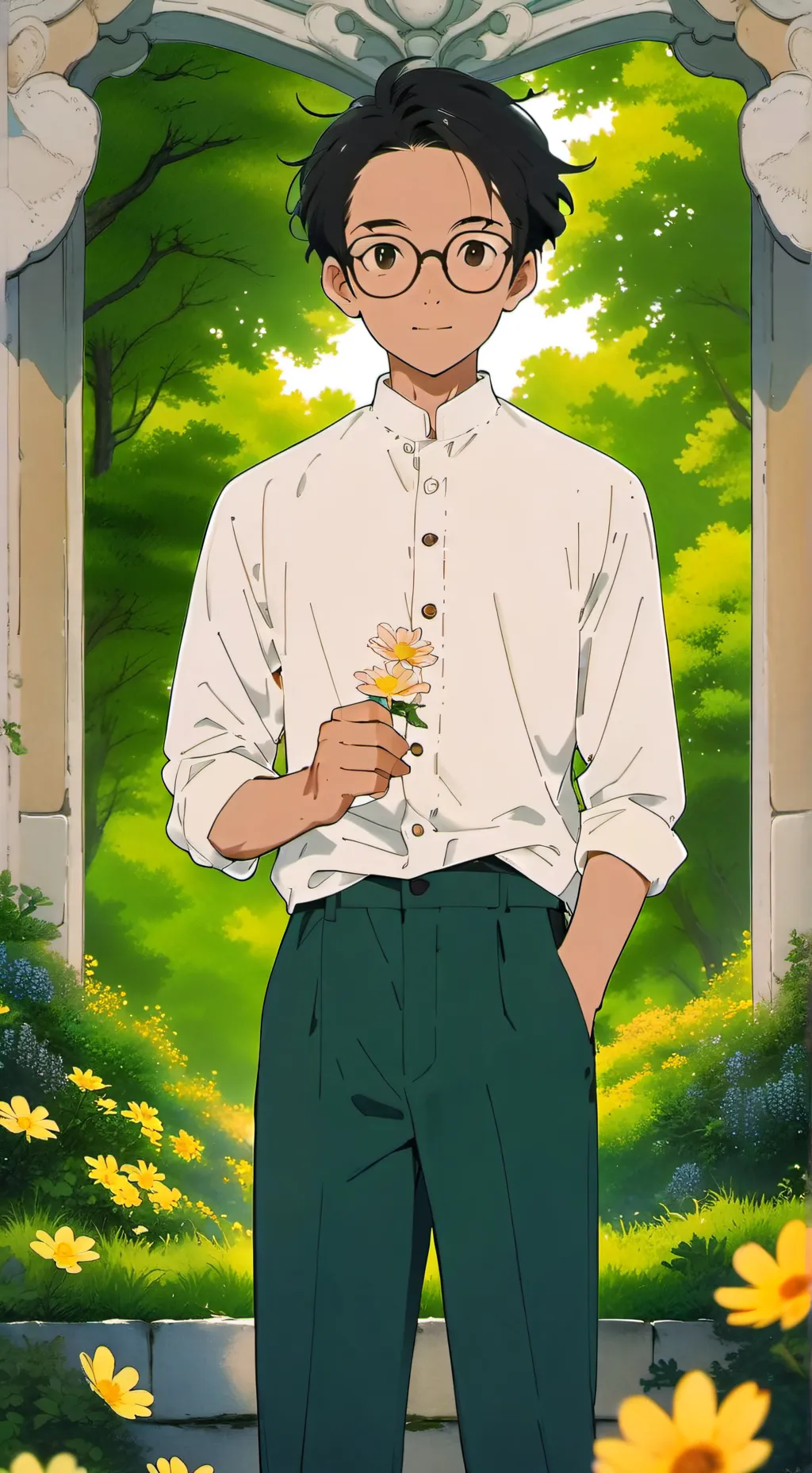 ai character: mha forced marry background