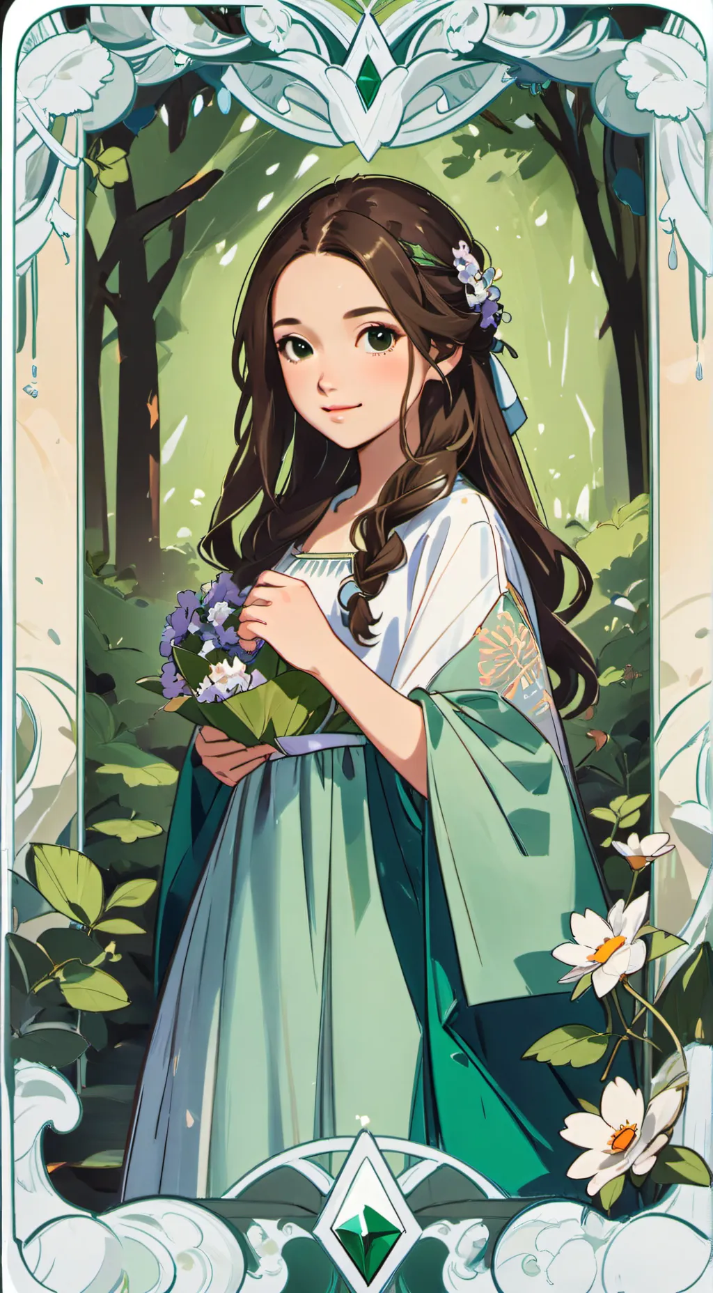 ai character: slimey gal background