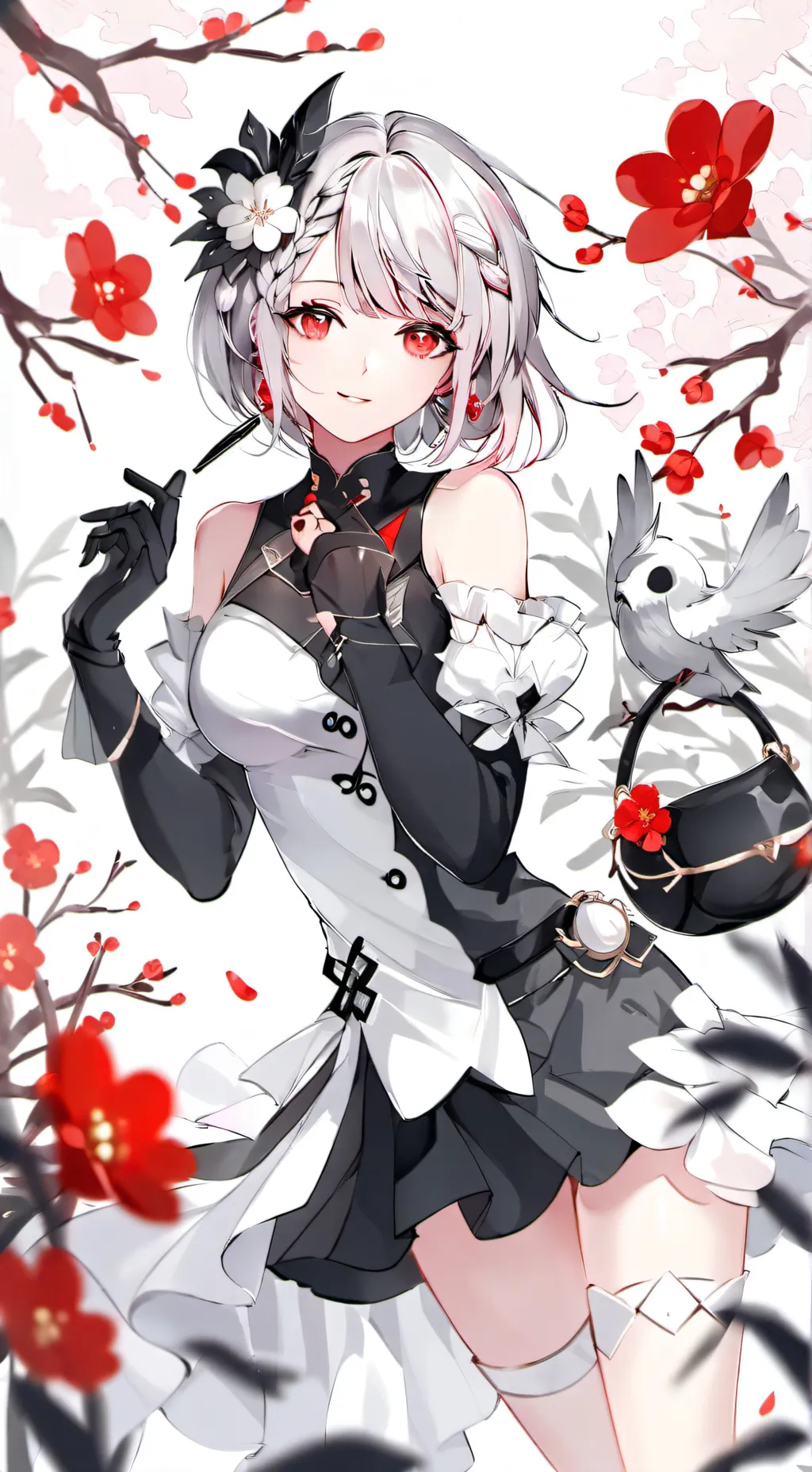 ai character: Ariel  background