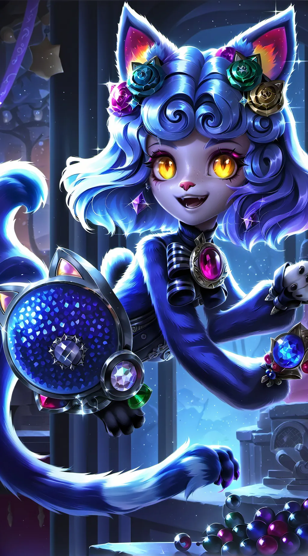 ai character: Rainbow Mimic background