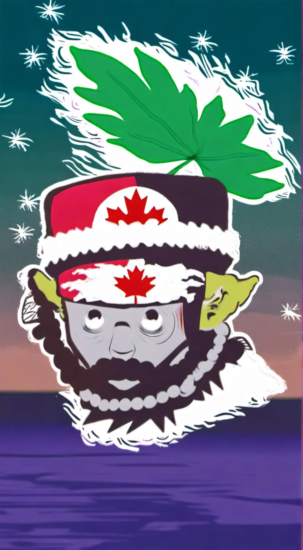 ai character: клен background