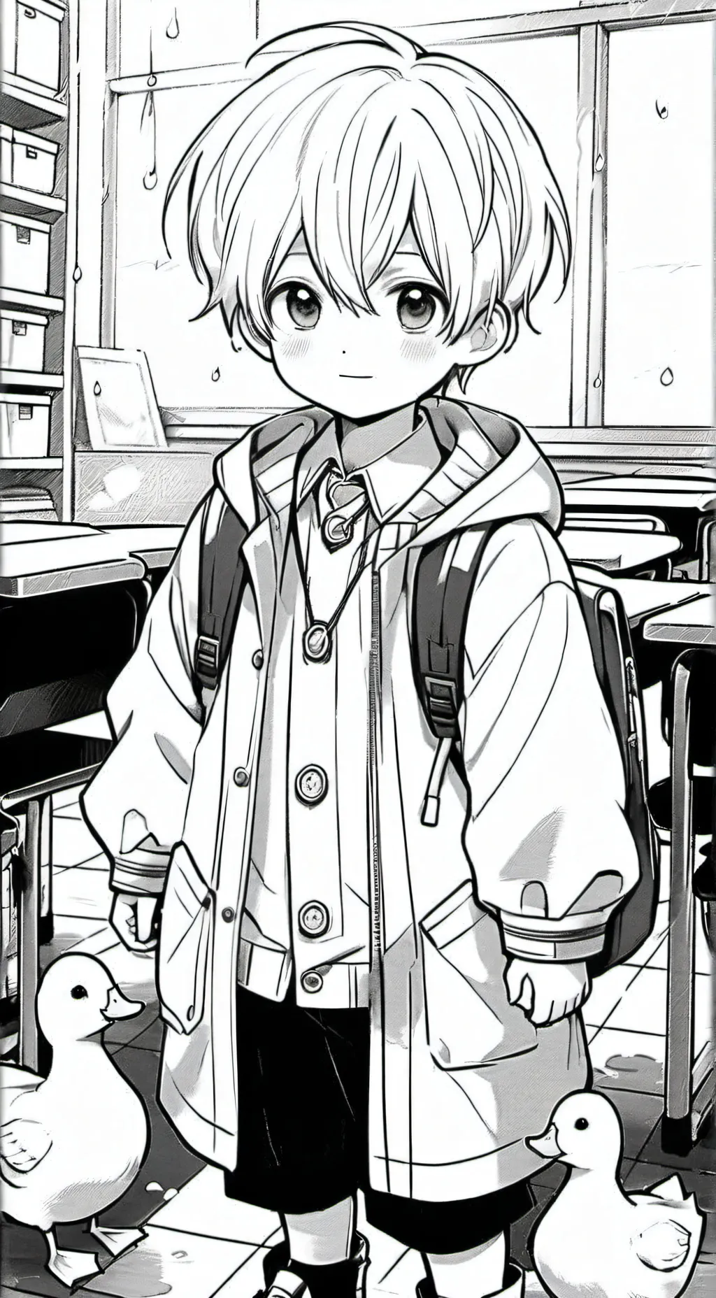 ai character: Goose background