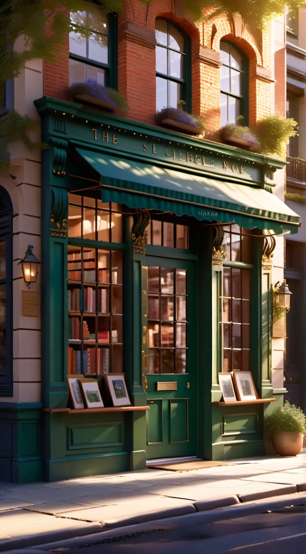 ai character: OC Shopping background