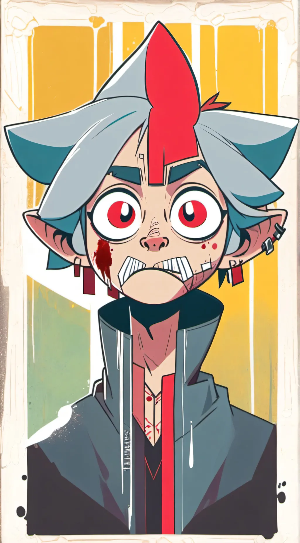 ai character: sprunki botella background