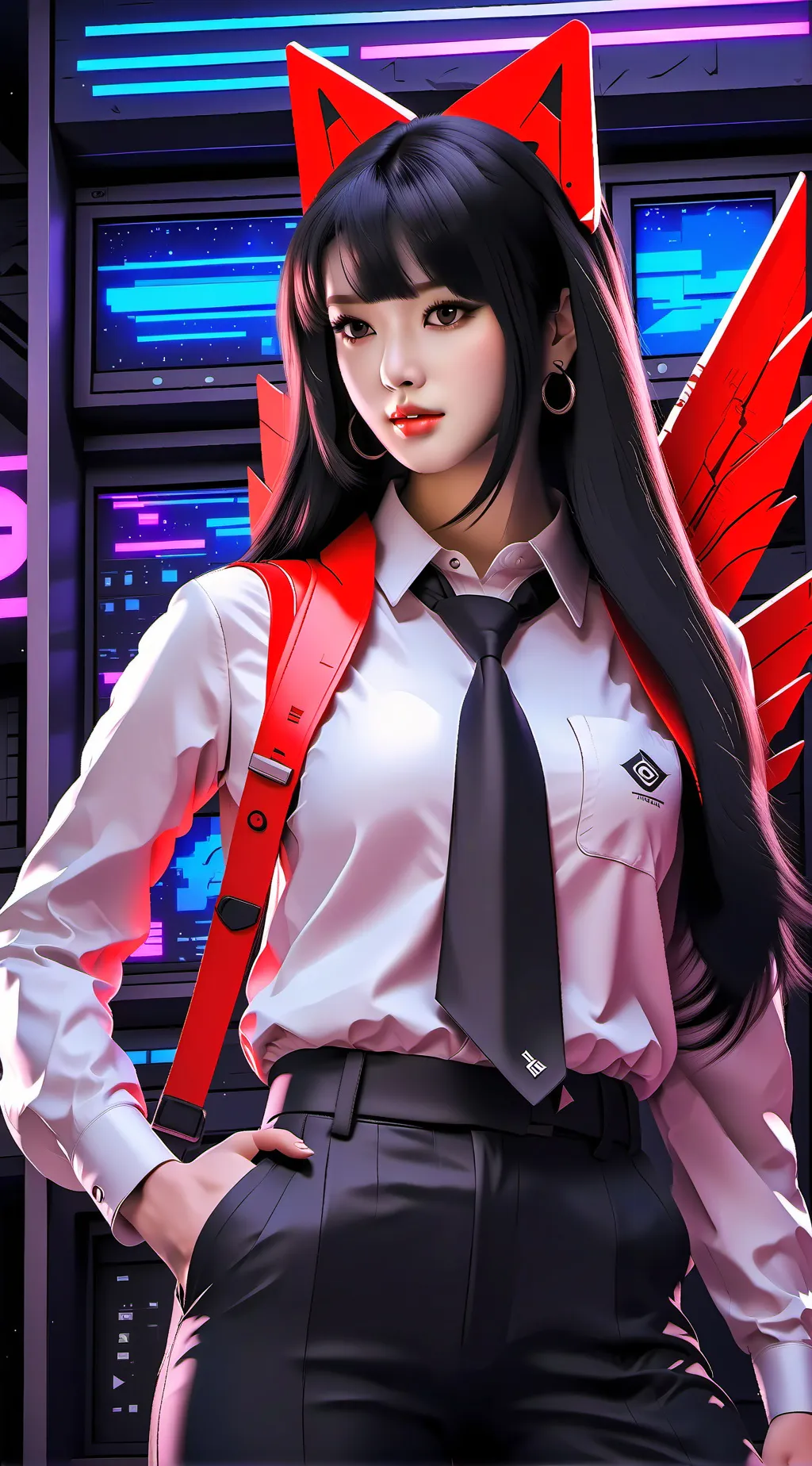 ai character: nexiee background