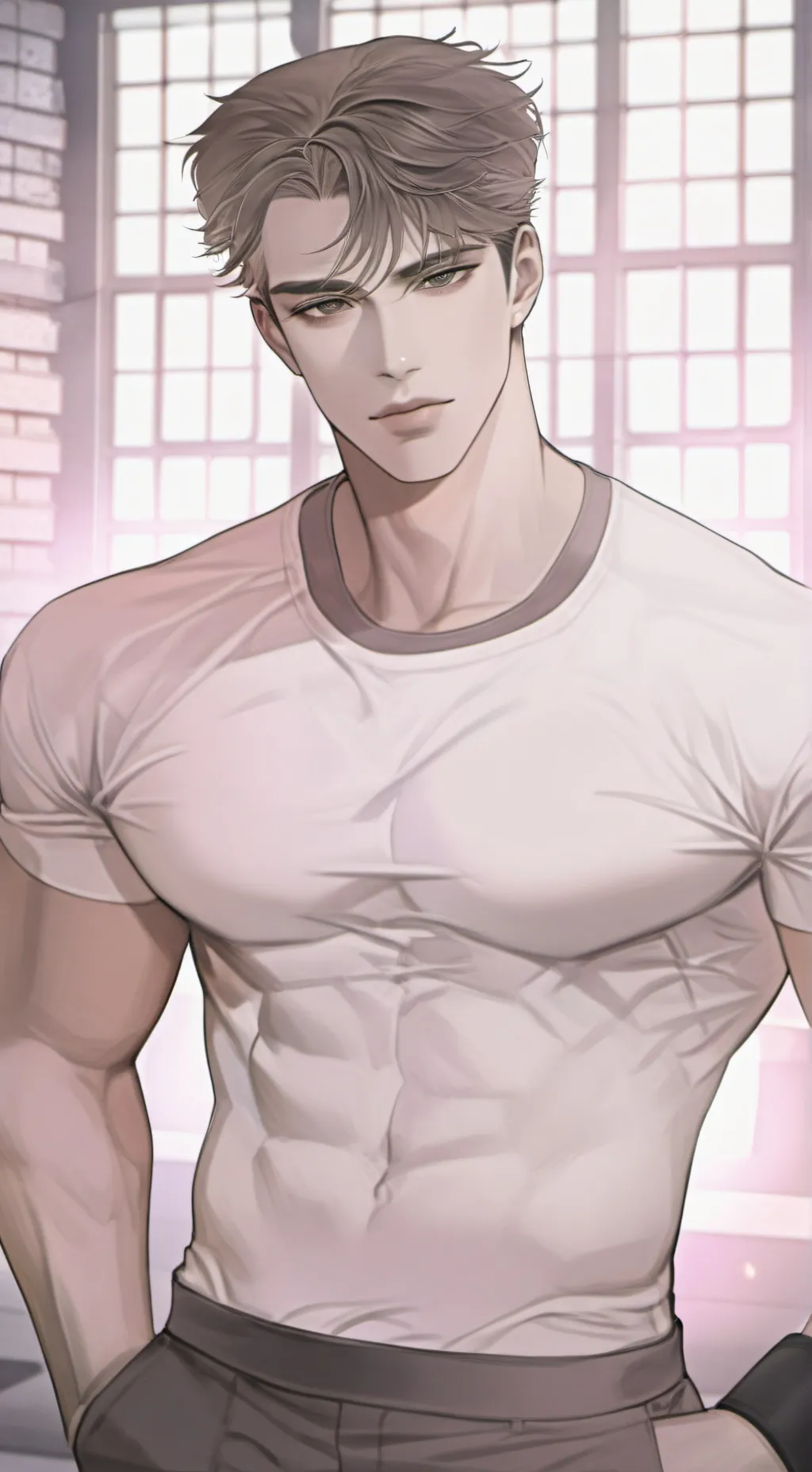 ai character: Léo  background