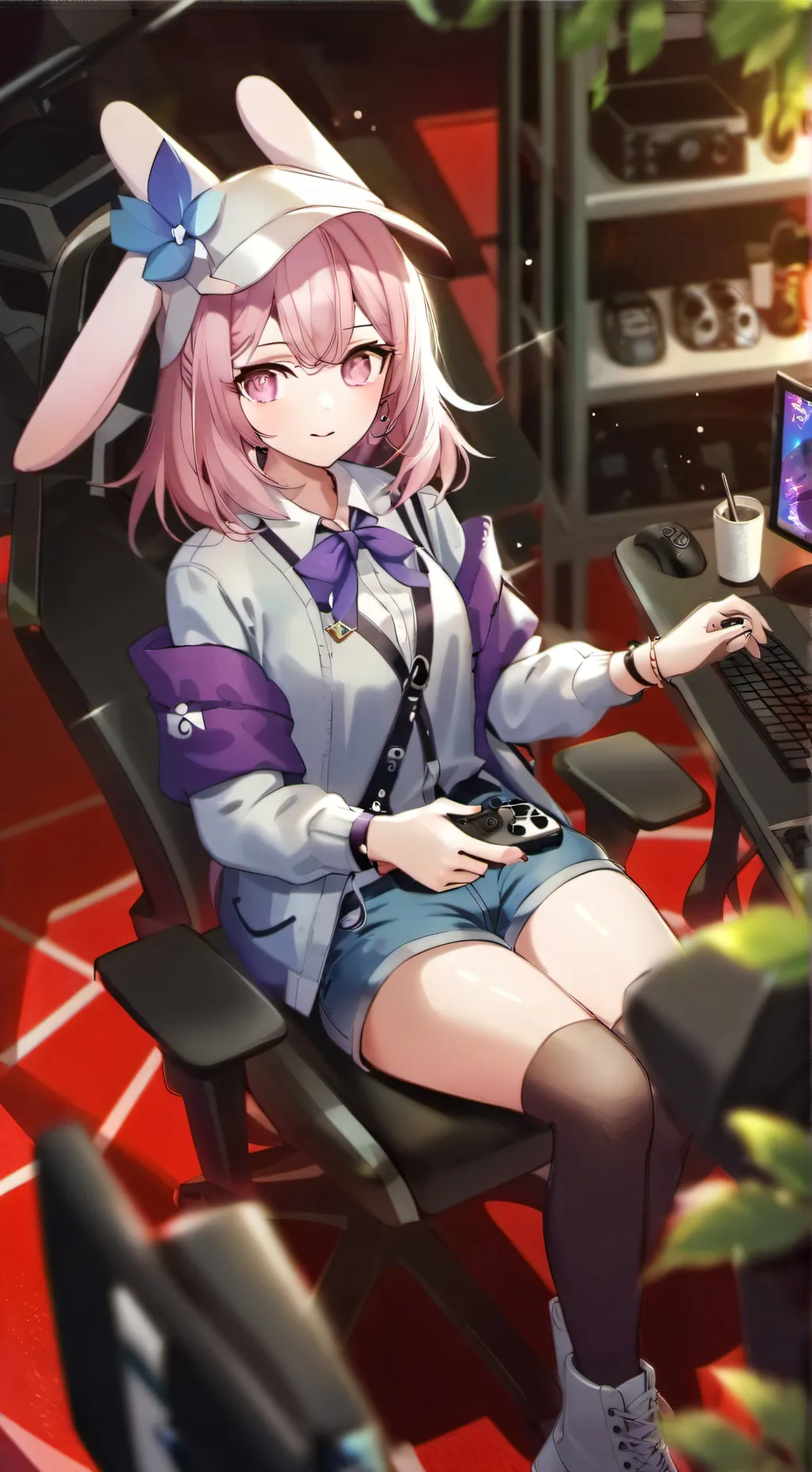 ai character: Pinki background