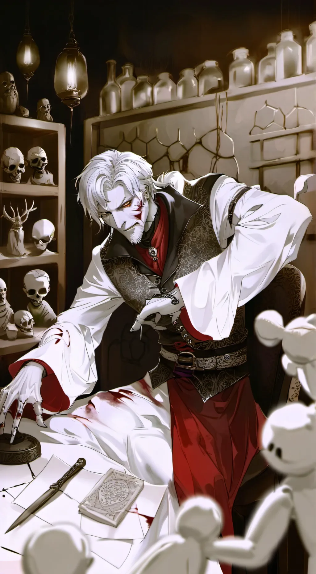 ai character: Mr Essex  background