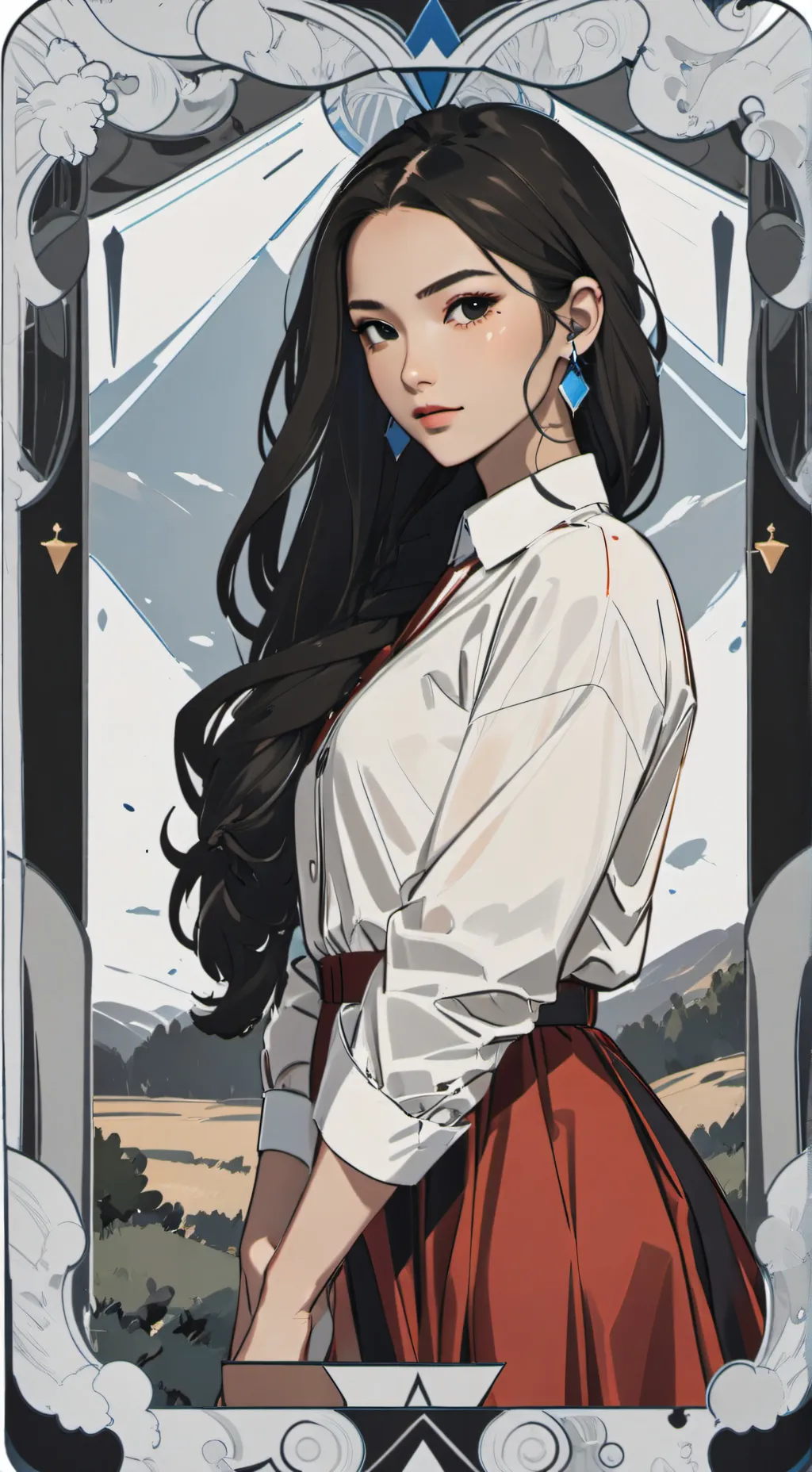 ai character: lily background