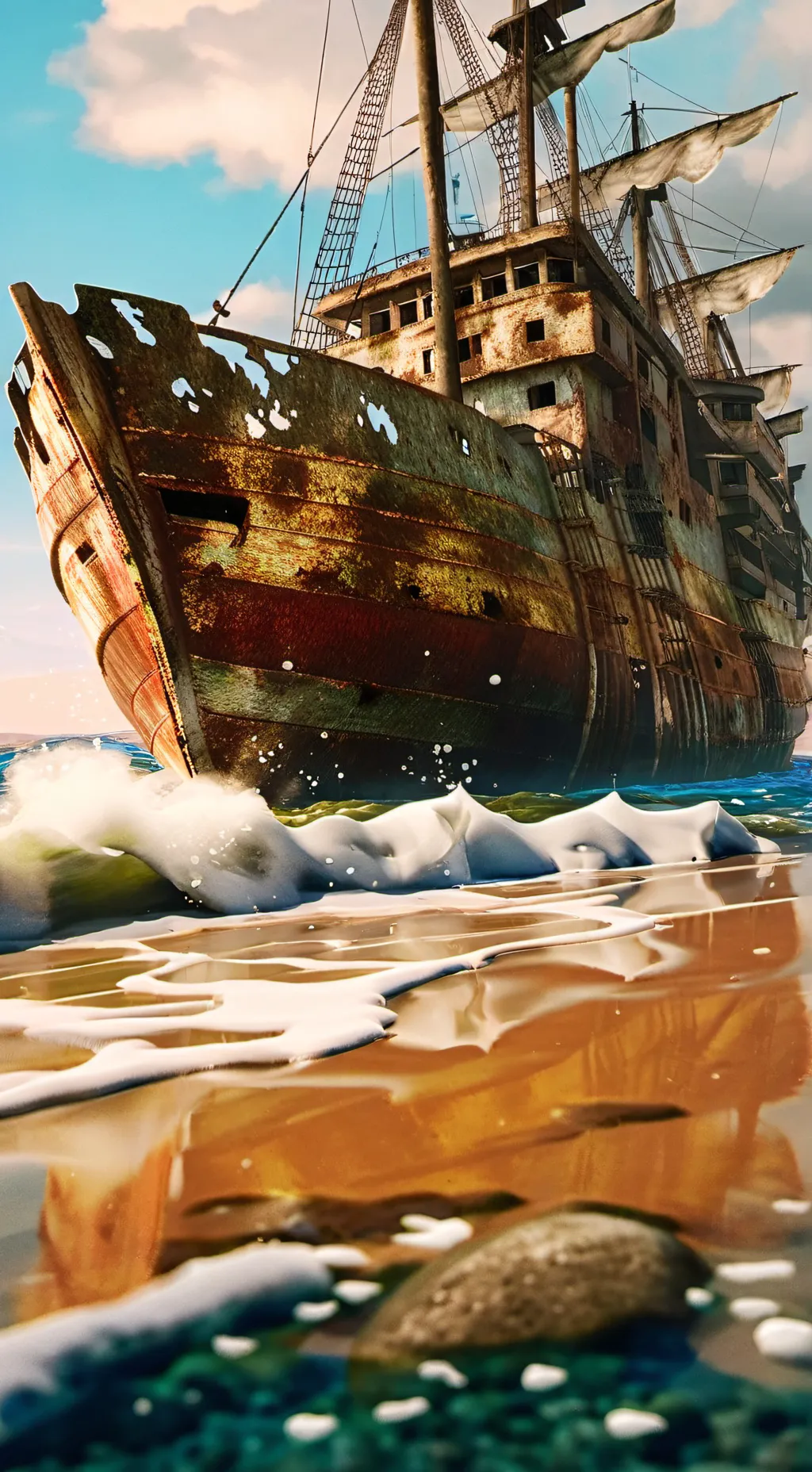 ai character: Ship background