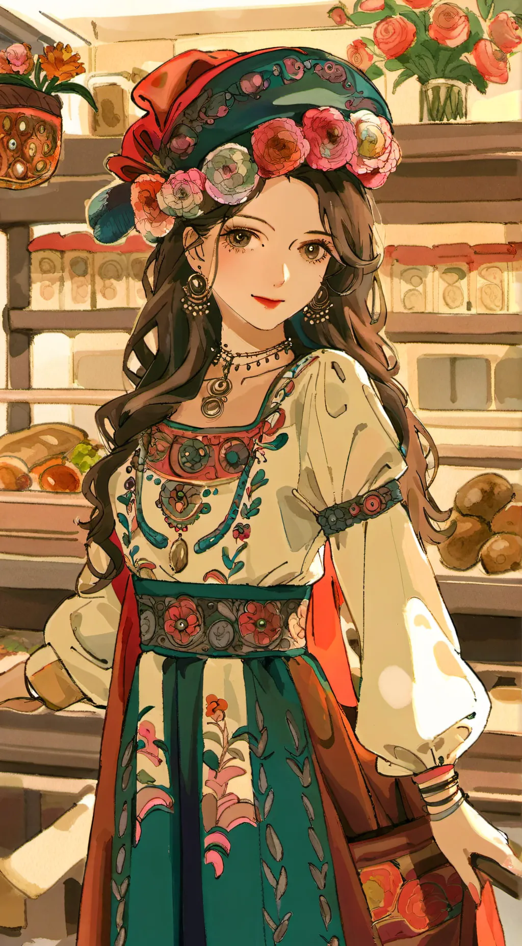 ai character: Mama y papa 😄 background