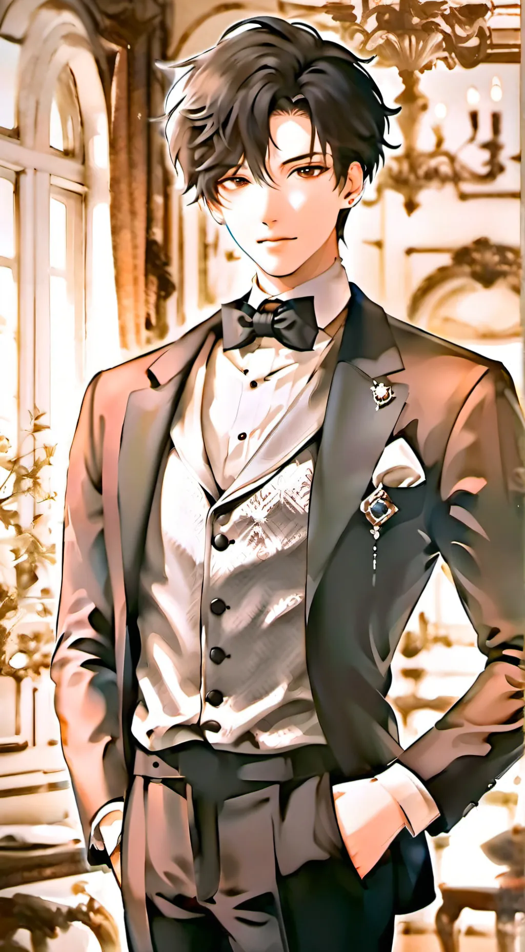 ai character: Alexander  background