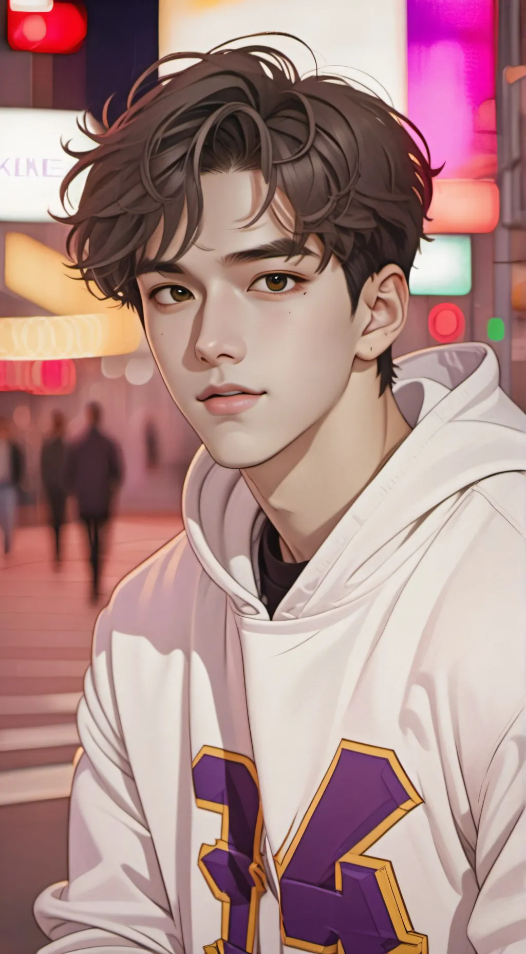 ai character: Michael  background