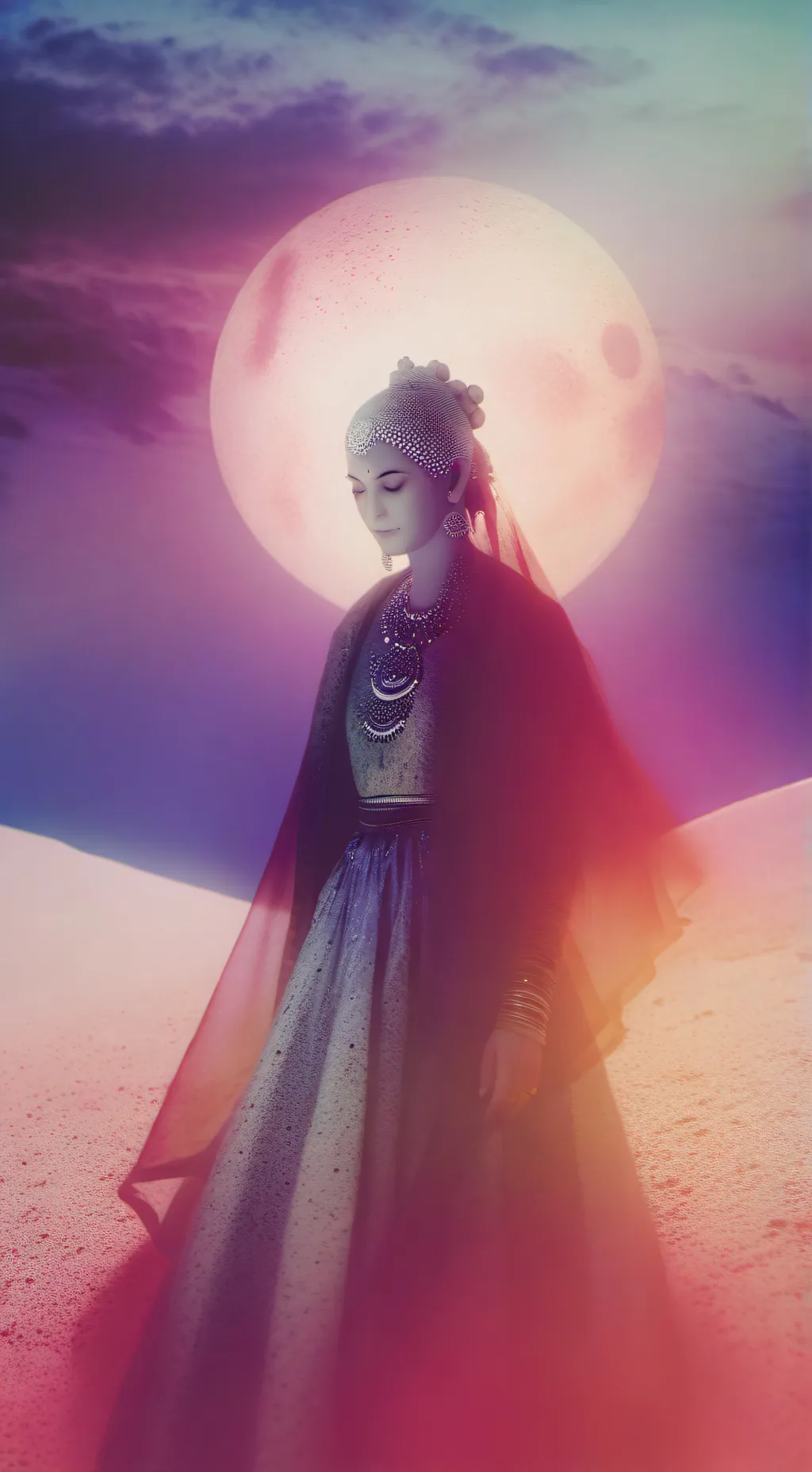 ai character: Cira the Celestial background