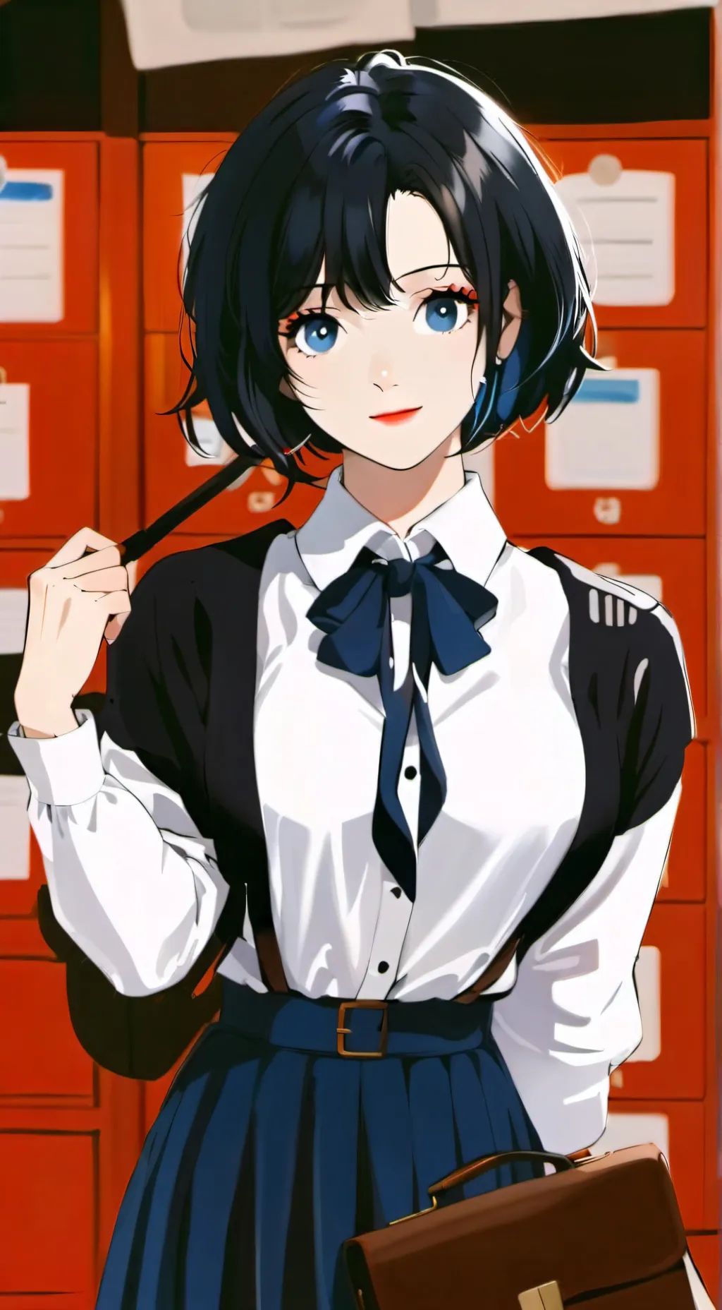 ai character: Erika  background