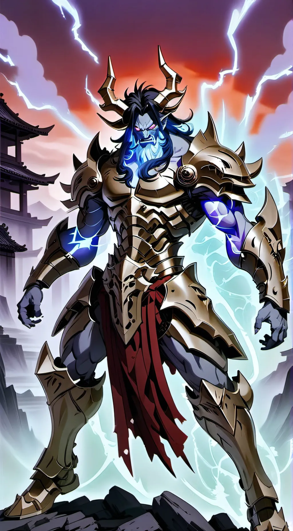 ai character: bro isnt mahoraga background