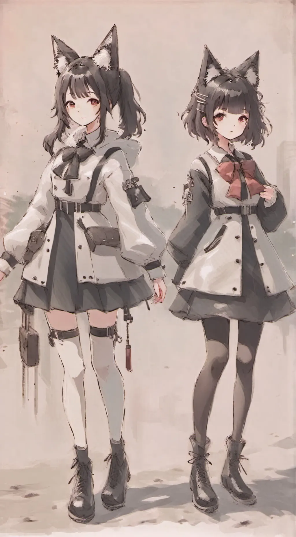 ai character: Nekoya background