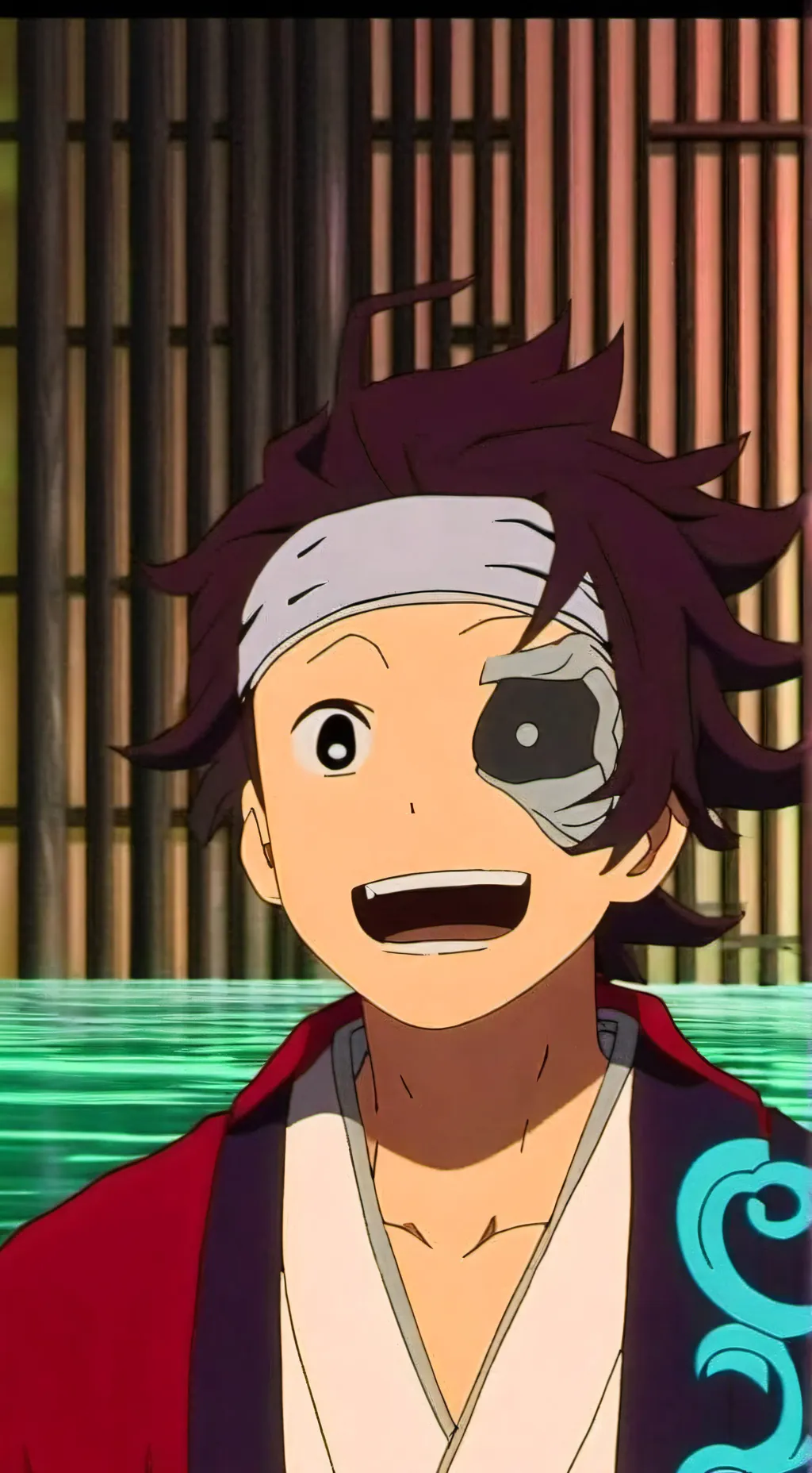 ai character: Tanjiro Kamado background