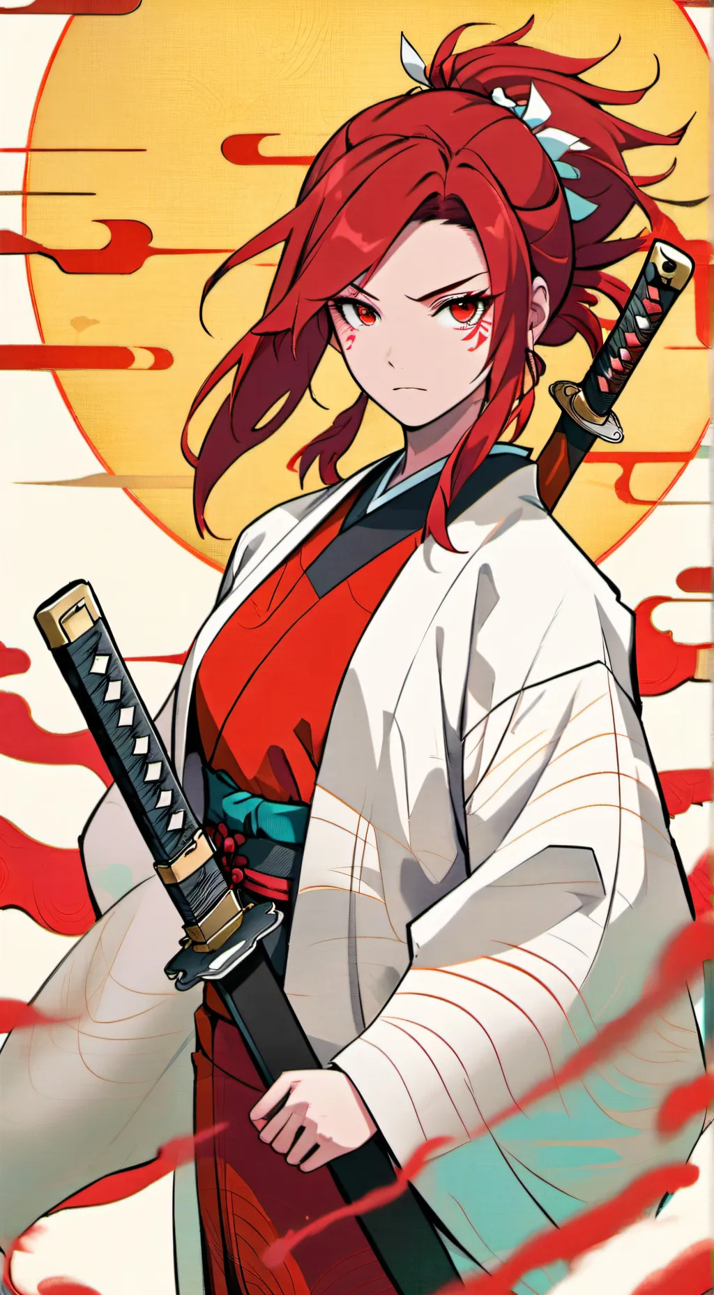 ai character: hija de yorichi 🔅 background