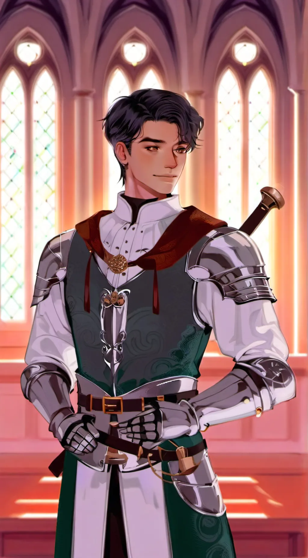 ai character: °•_Allen_•° background