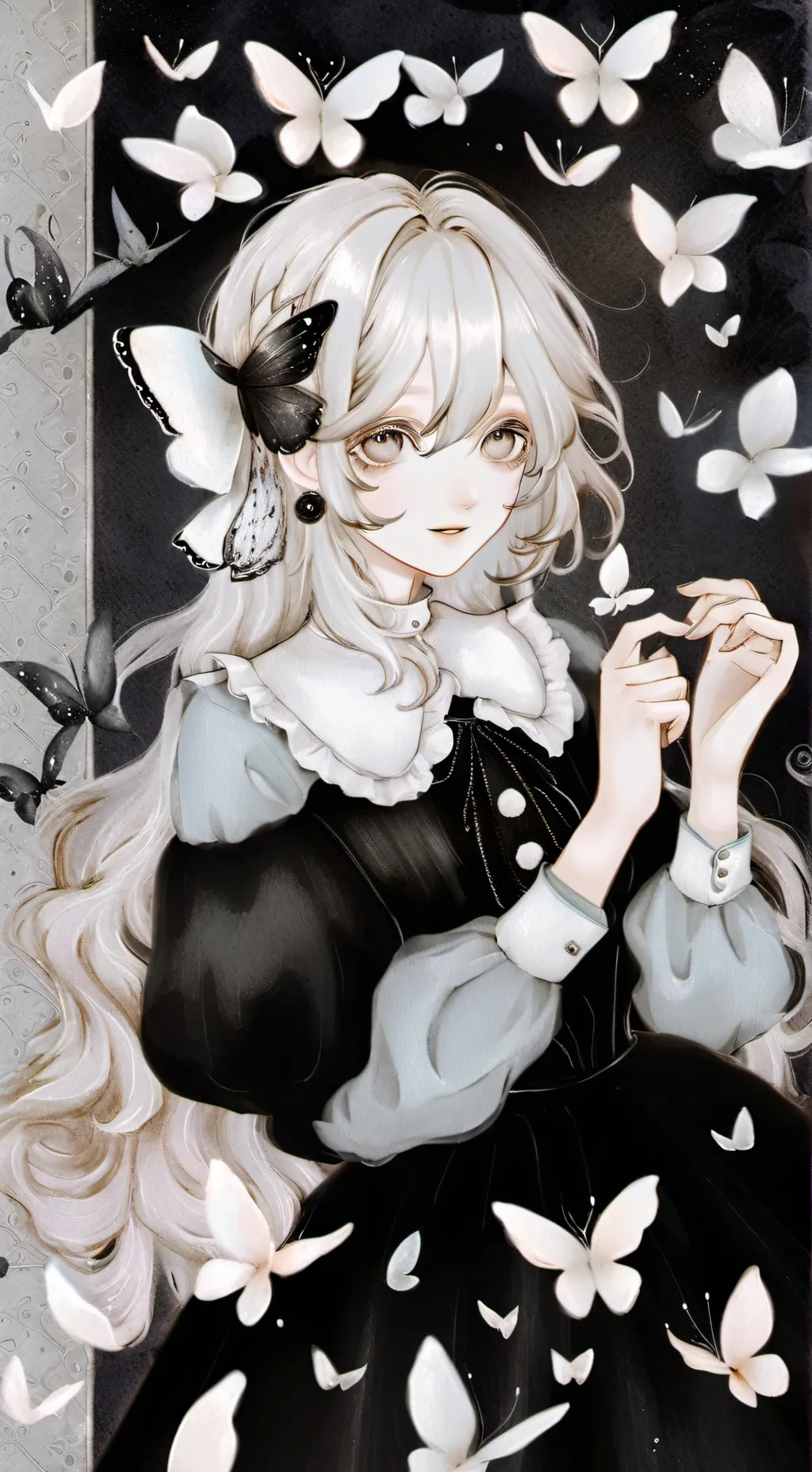 ai character: Kny baby background