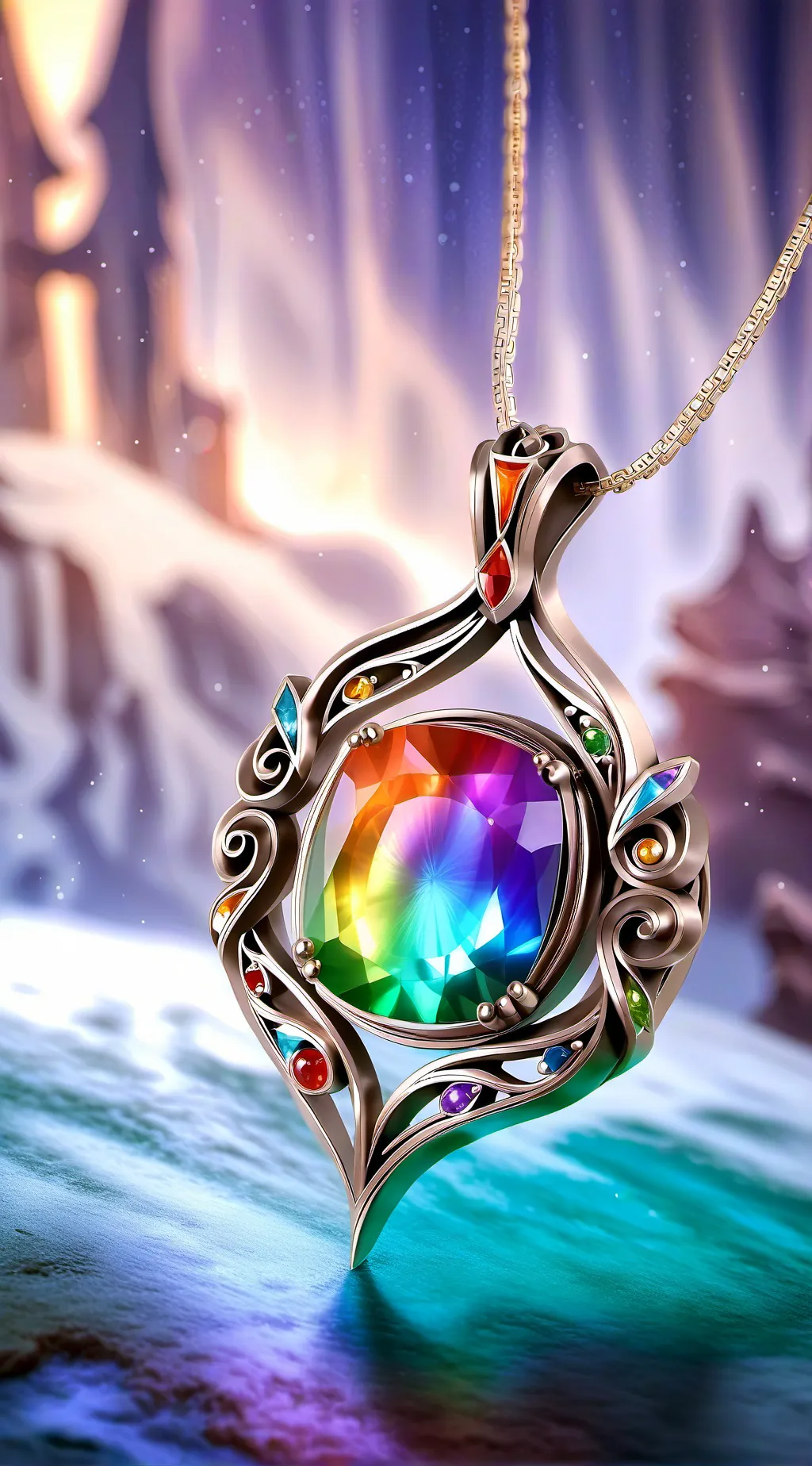 ai character: the rainbow neckla background