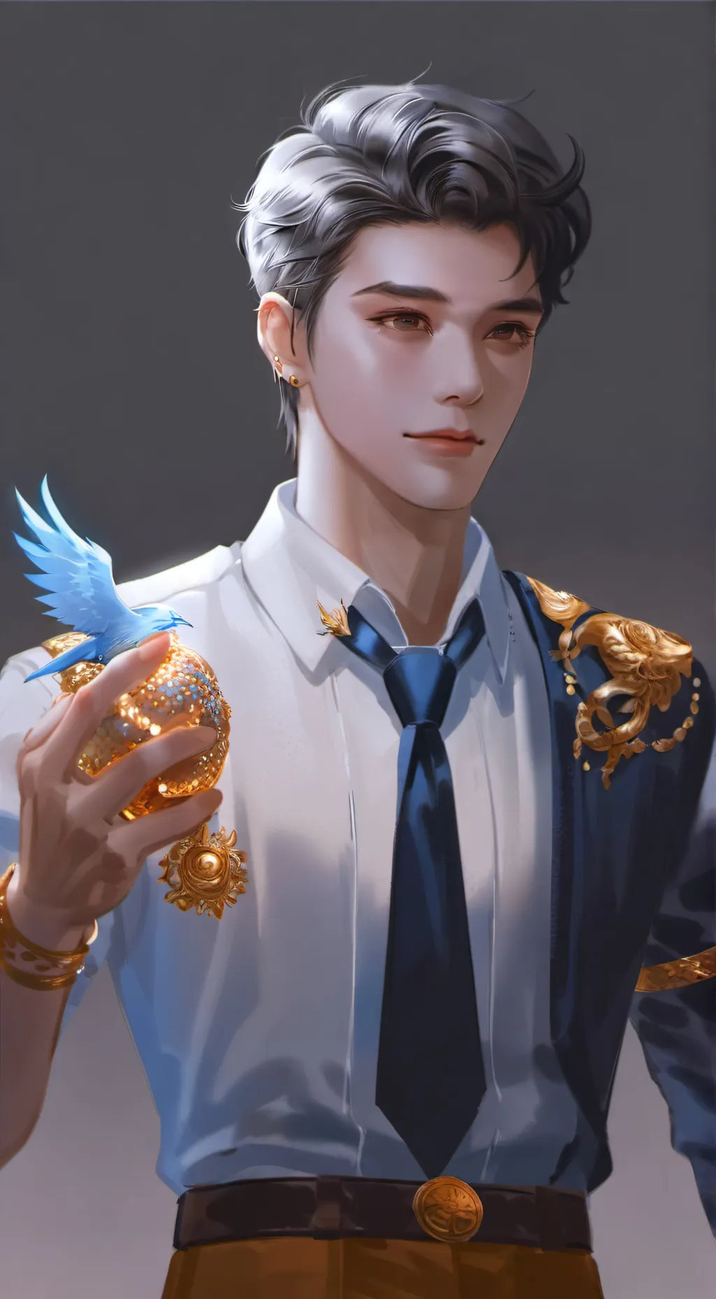 ai character: Filco polo background