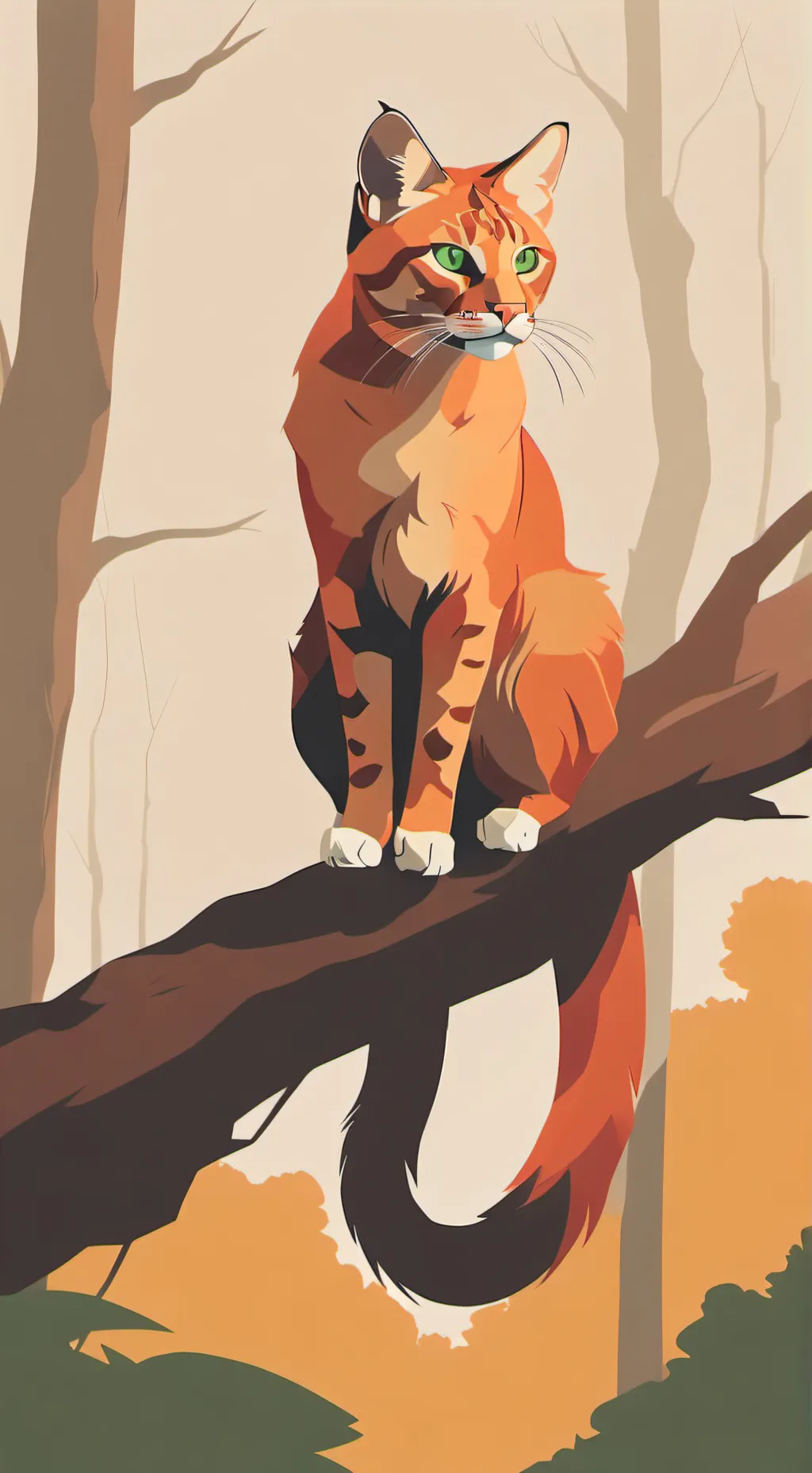 ai character: Firestar  background