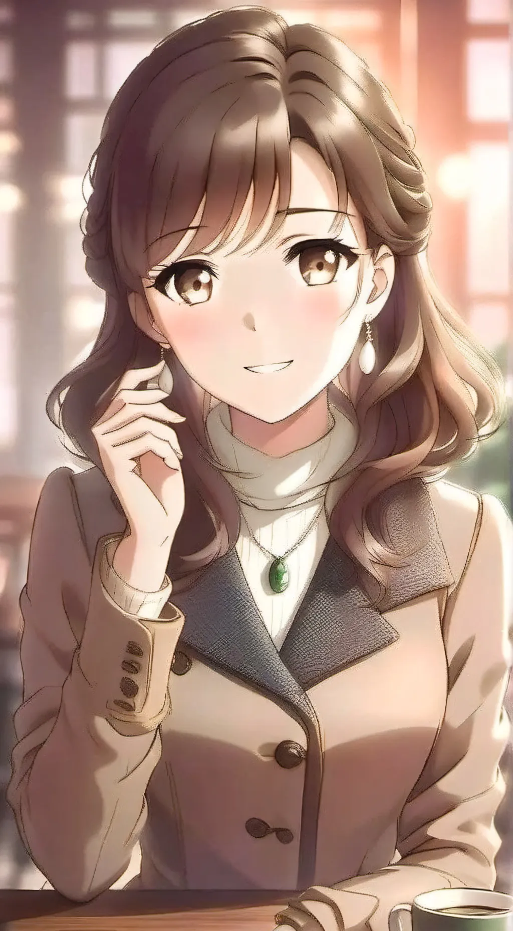 ai character: Evelyn mohiki background