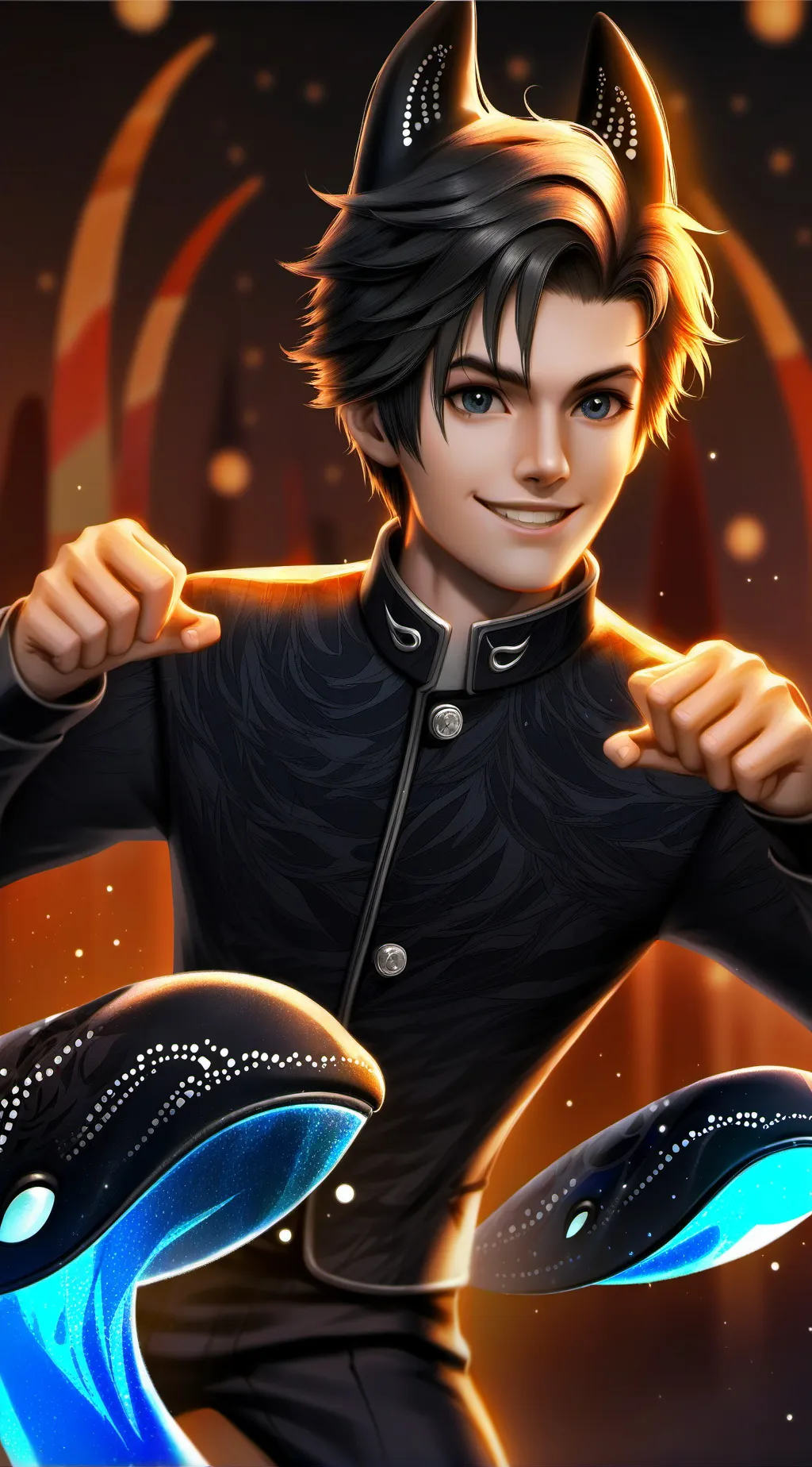 ai character: ChocoOrca Spirit background