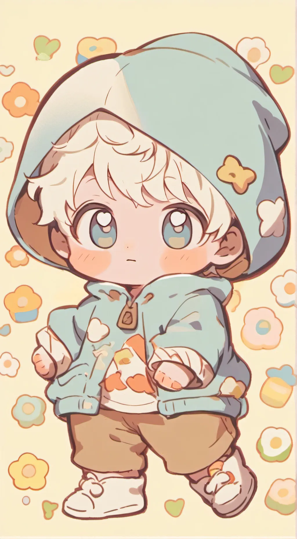 ai character: Starry background