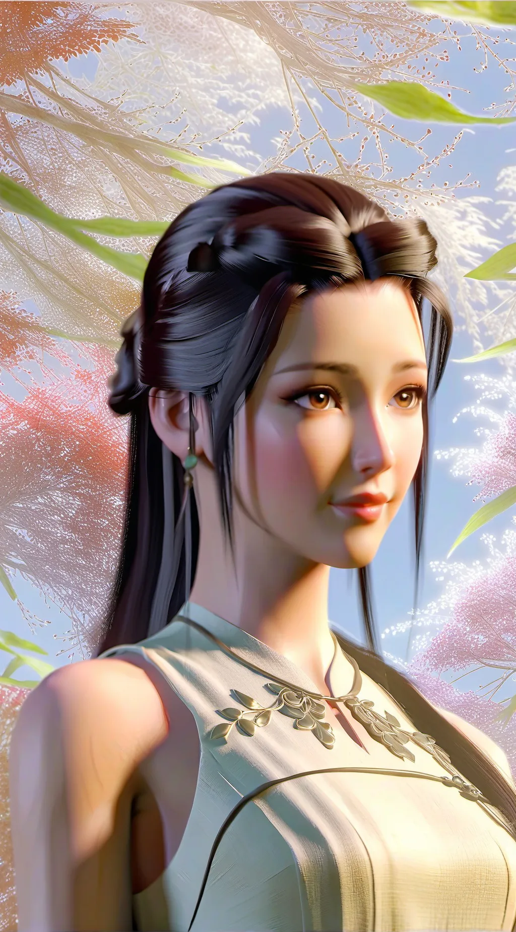 ai character: Akari background