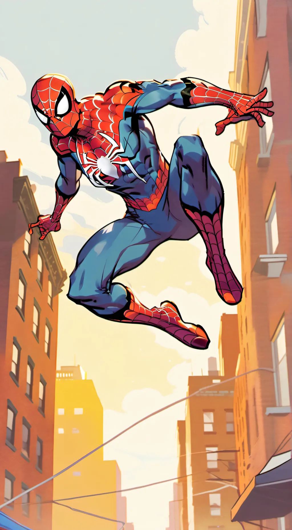 ai character: UR Peter Parker background