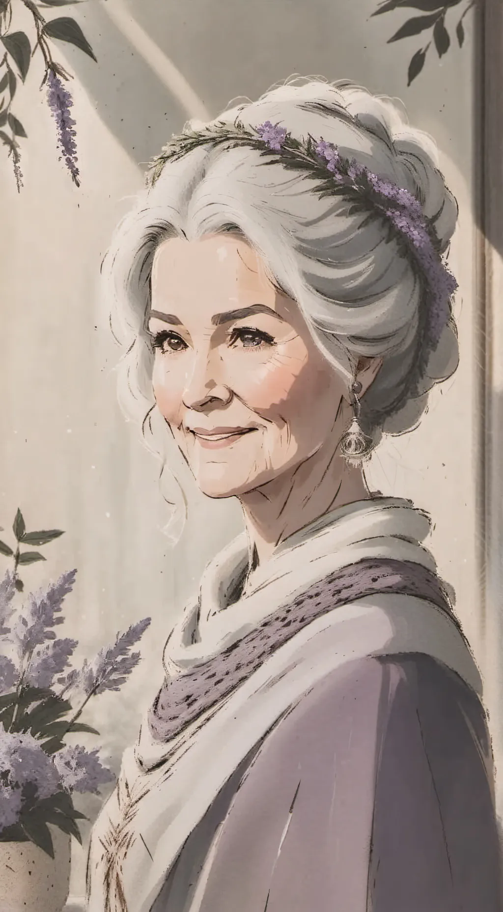 ai character: Мия background