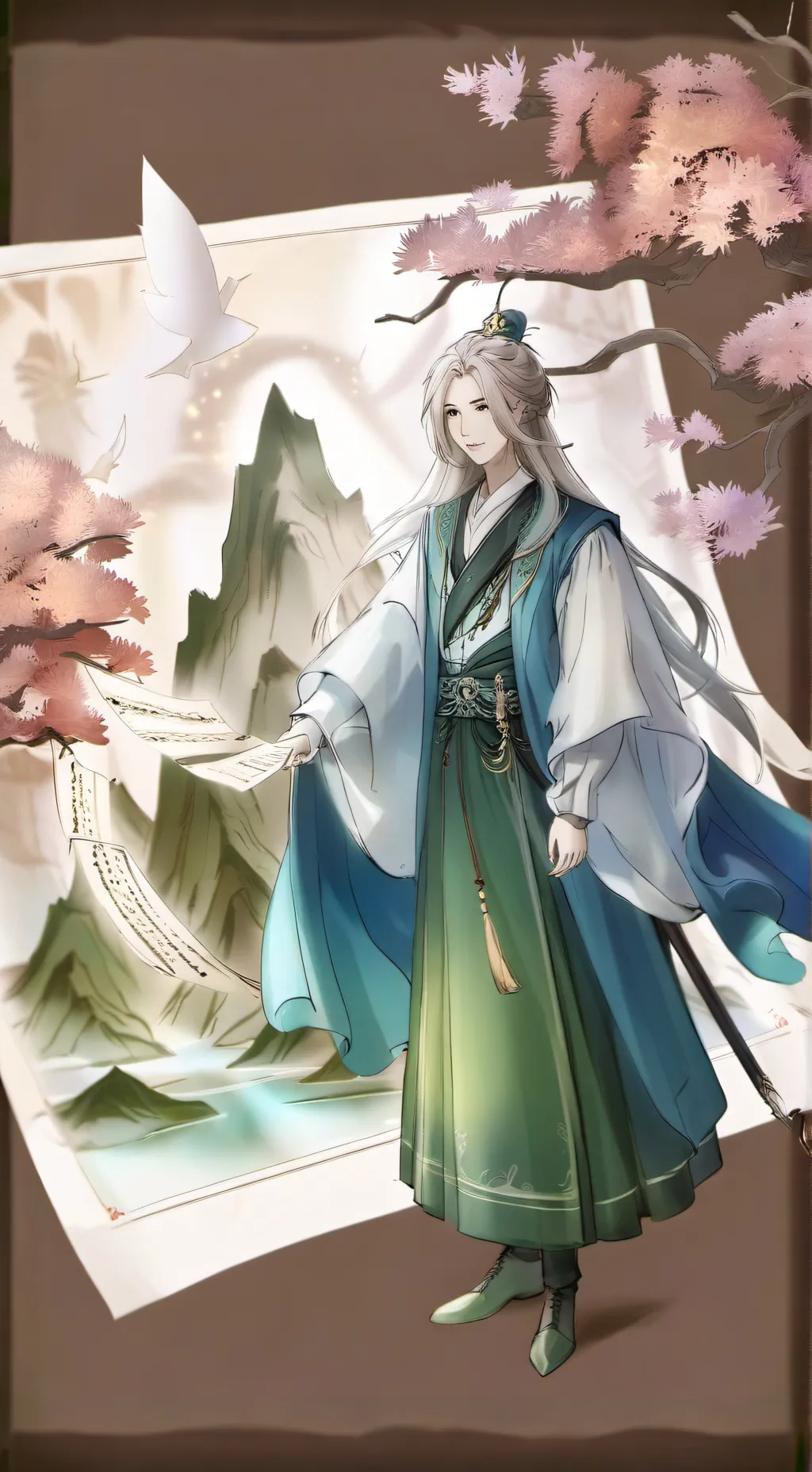 ai character: QUESTS background